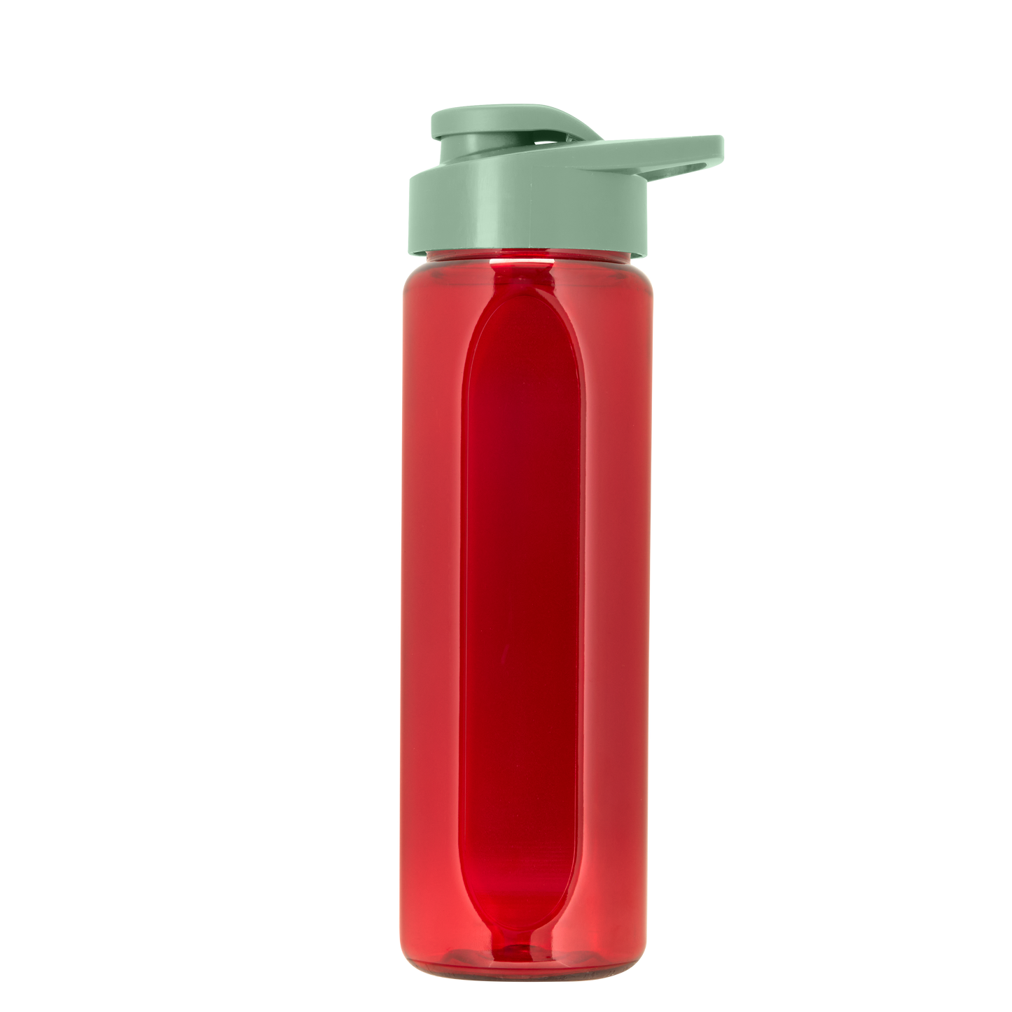 Boss Embossed RPET Bottle with Drink-Thru Lid - 26 oz.