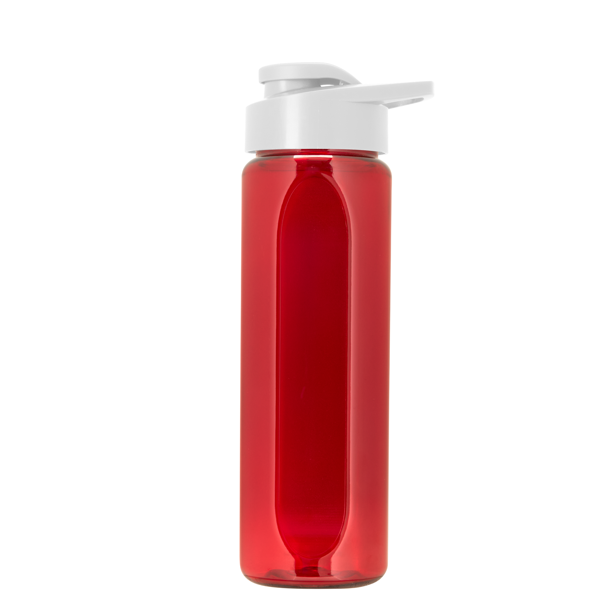 Boss Embossed RPET Bottle with Drink-Thru Lid - 26 oz.