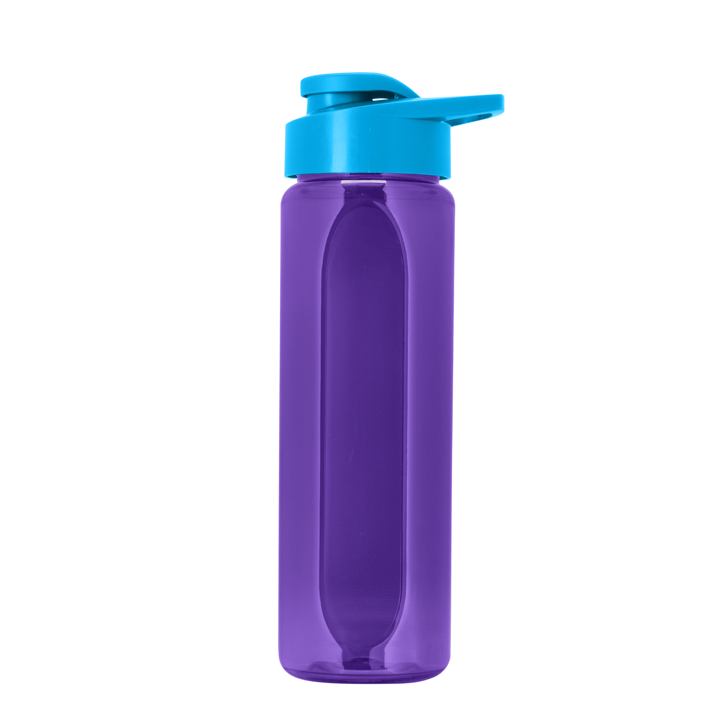 Boss Embossed RPET Bottle with Drink-Thru Lid - 26 oz.