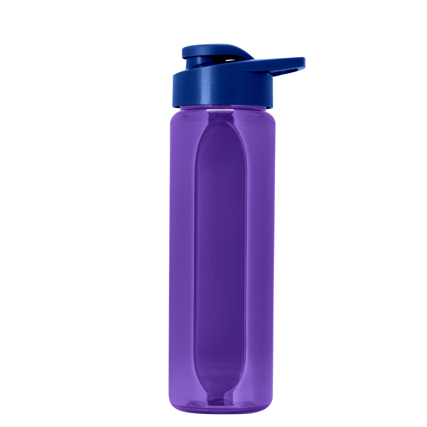 Boss Embossed RPET Bottle with Drink-Thru Lid - 26 oz.