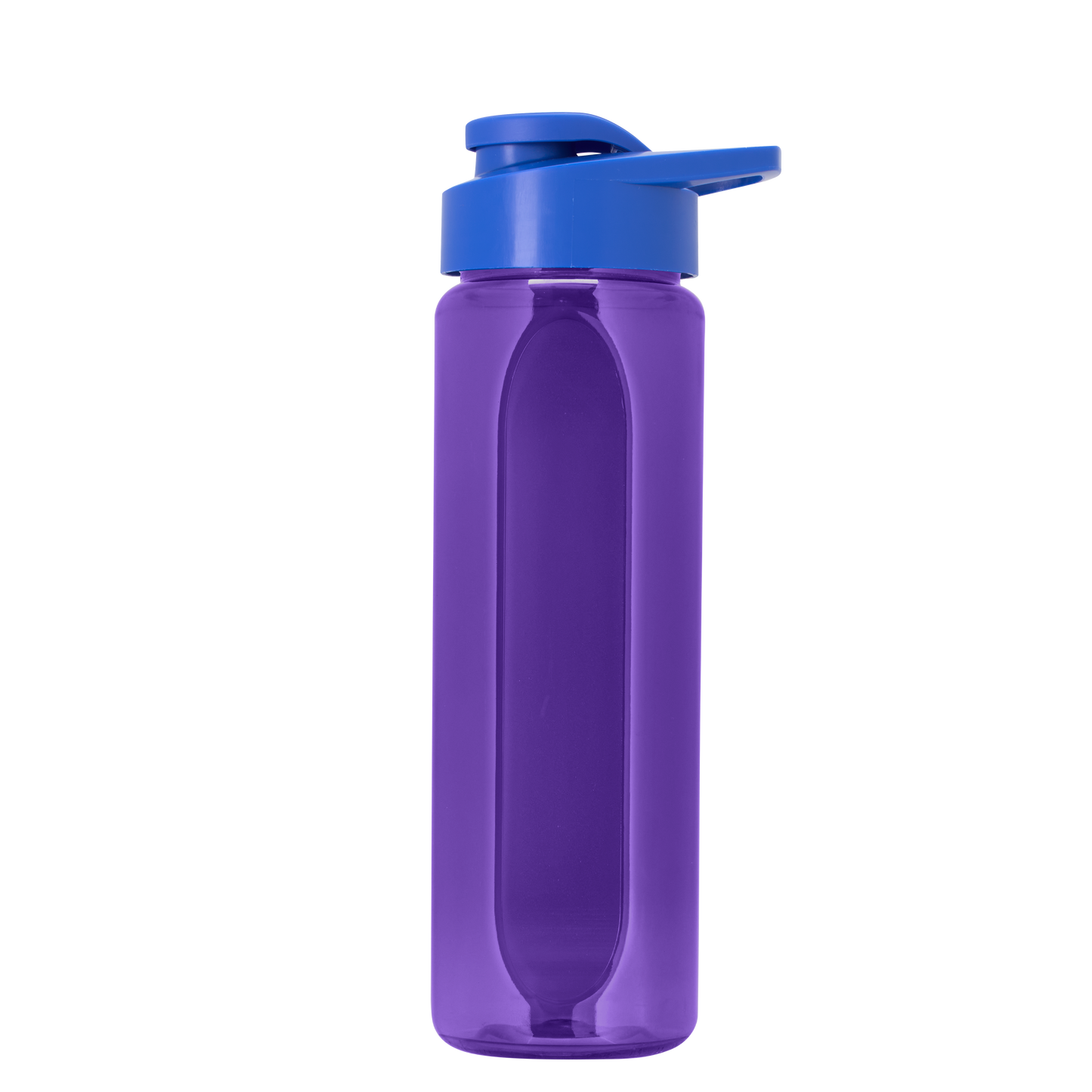 Boss Embossed RPET Bottle with Drink-Thru Lid - 26 oz.