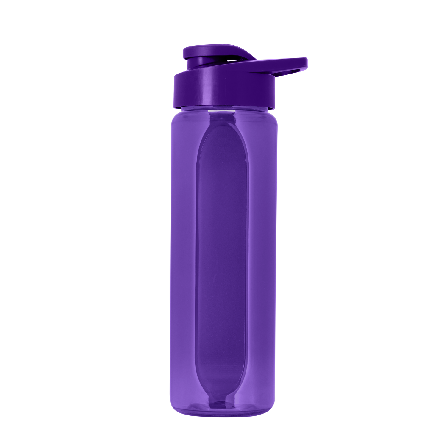 Boss Embossed RPET Bottle with Drink-Thru Lid - 26 oz.