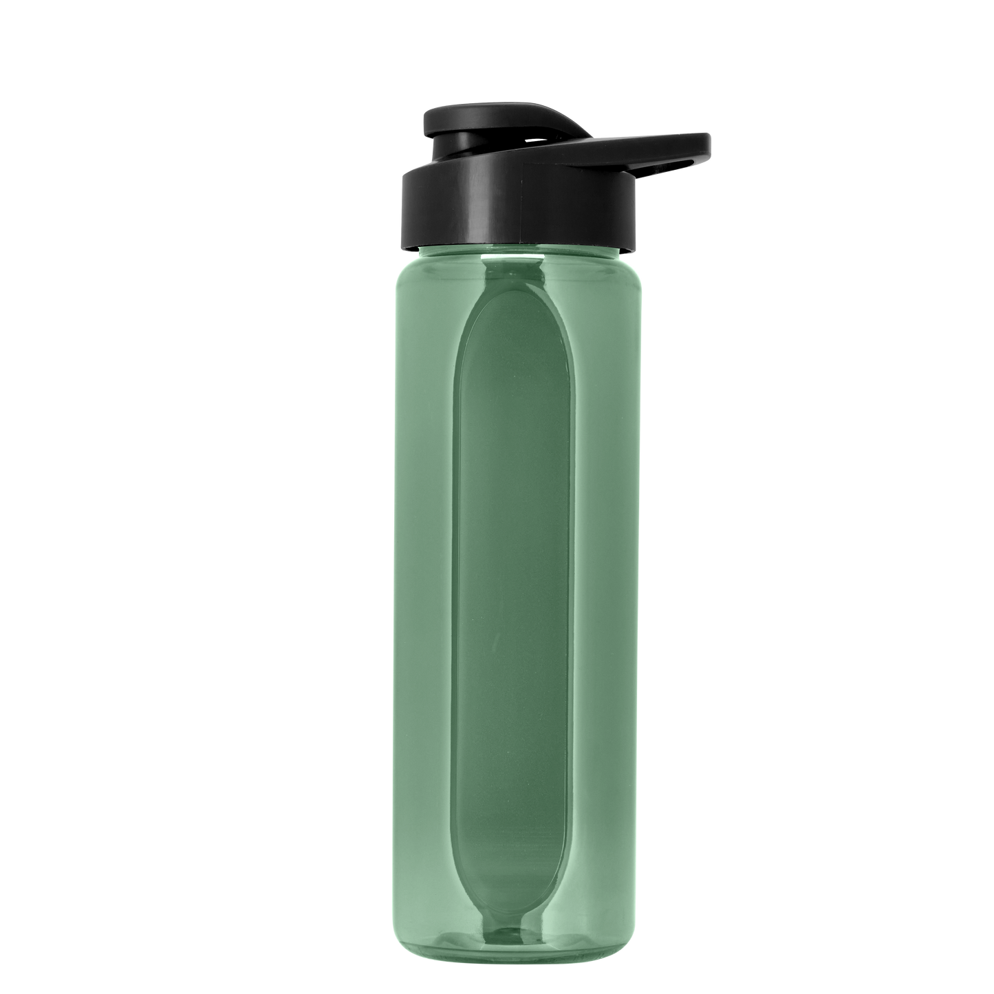 Boss Embossed RPET Bottle with Drink-Thru Lid - 26 oz.