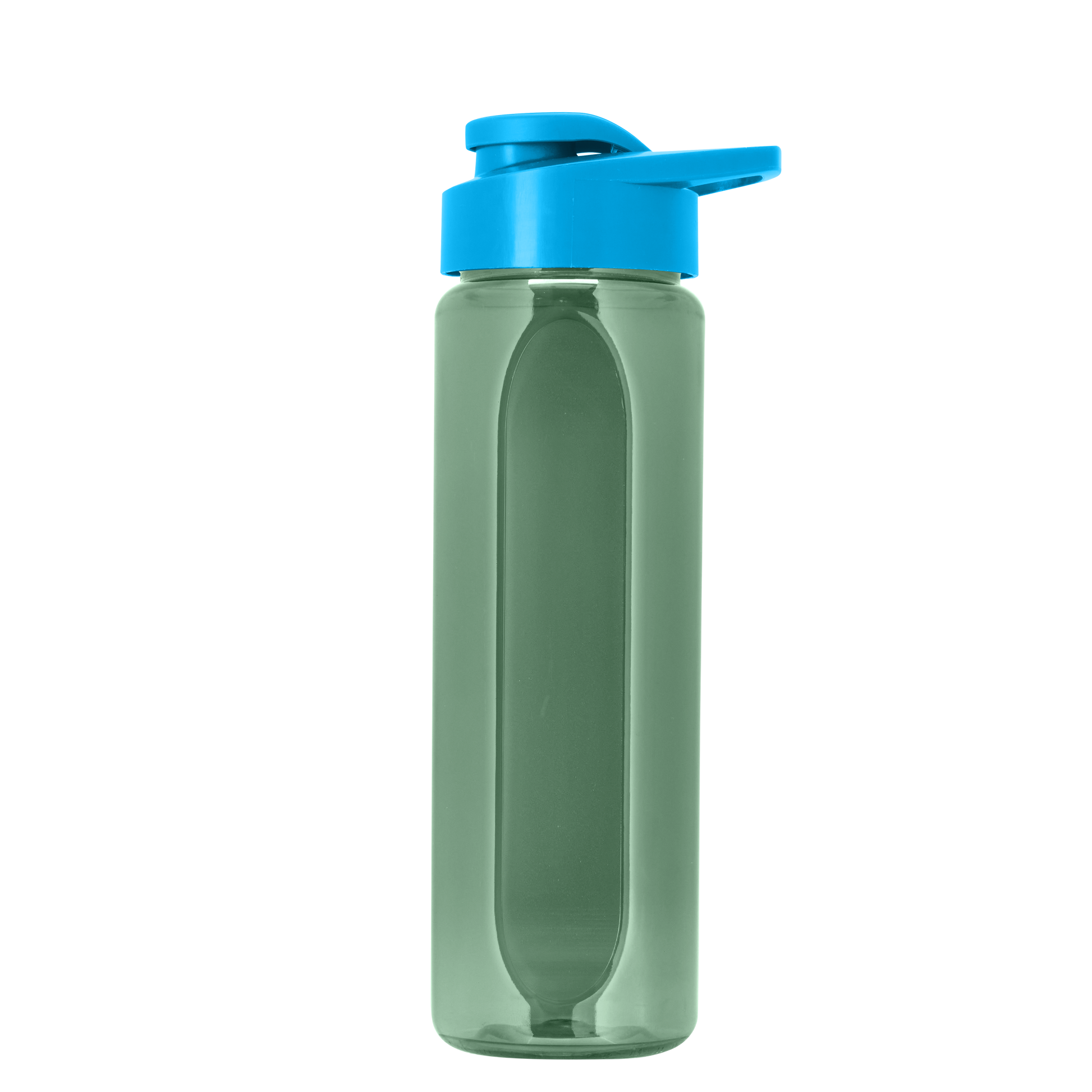 Boss Embossed RPET Bottle with Drink-Thru Lid - 26 oz.