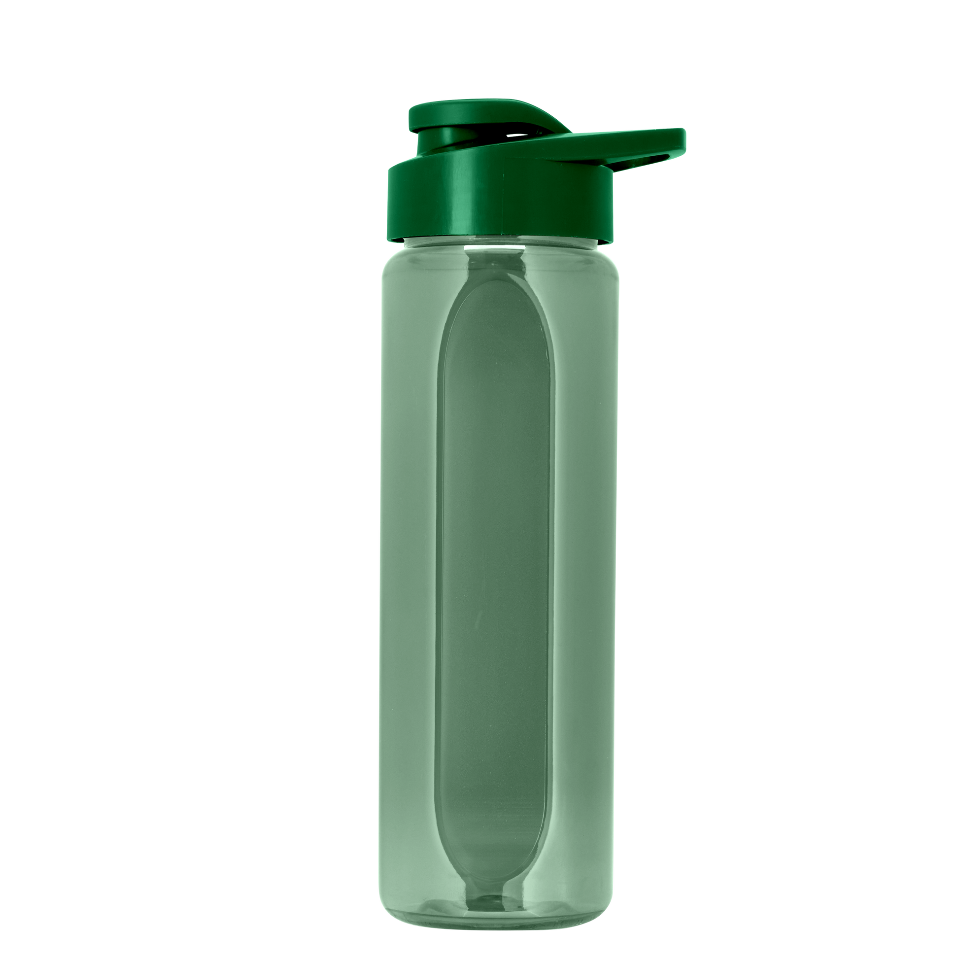 Boss Embossed RPET Bottle with Drink-Thru Lid - 26 oz.