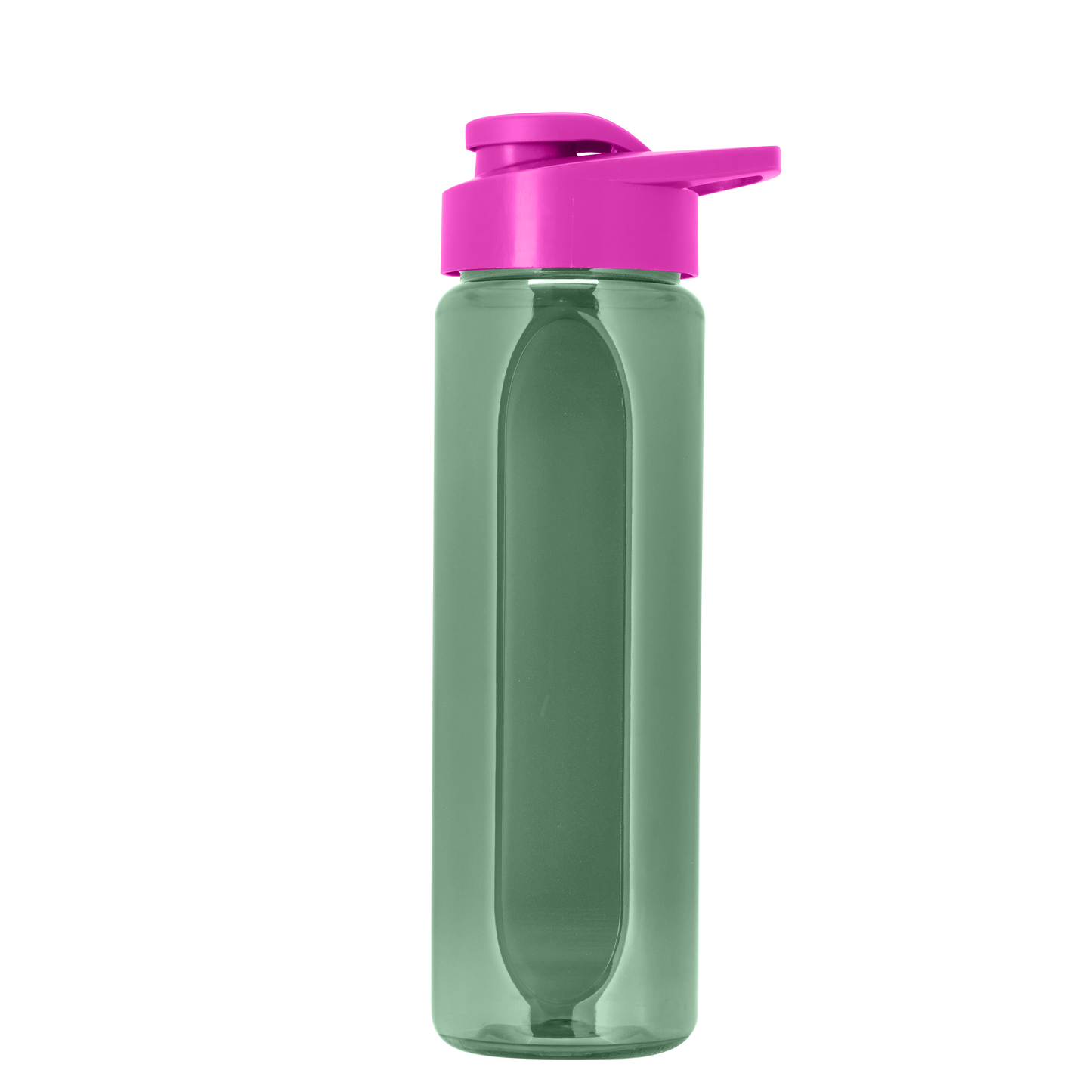 Boss Embossed RPET Bottle with Drink-Thru Lid - 26 oz.