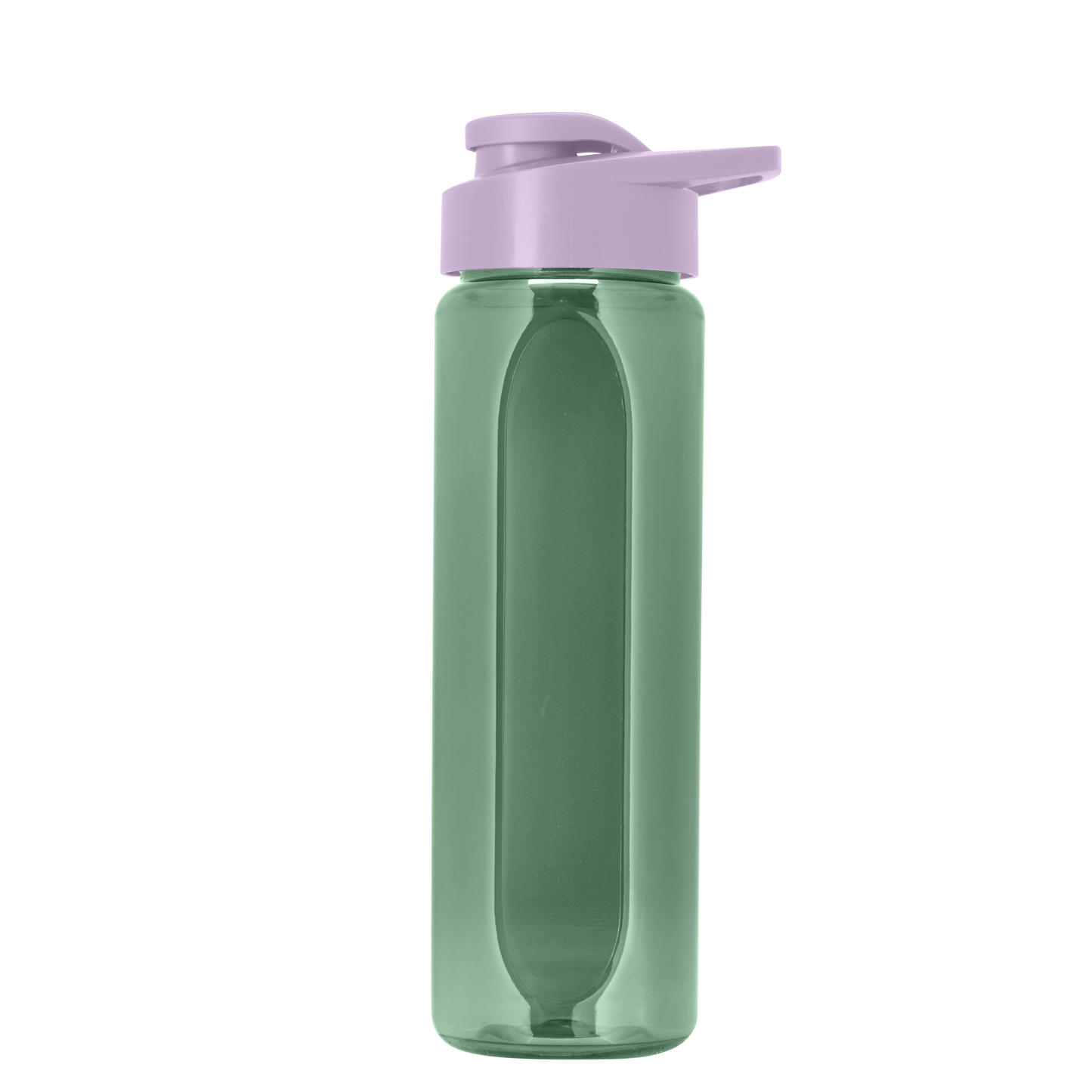 Boss Embossed RPET Bottle with Drink-Thru Lid - 26 oz.