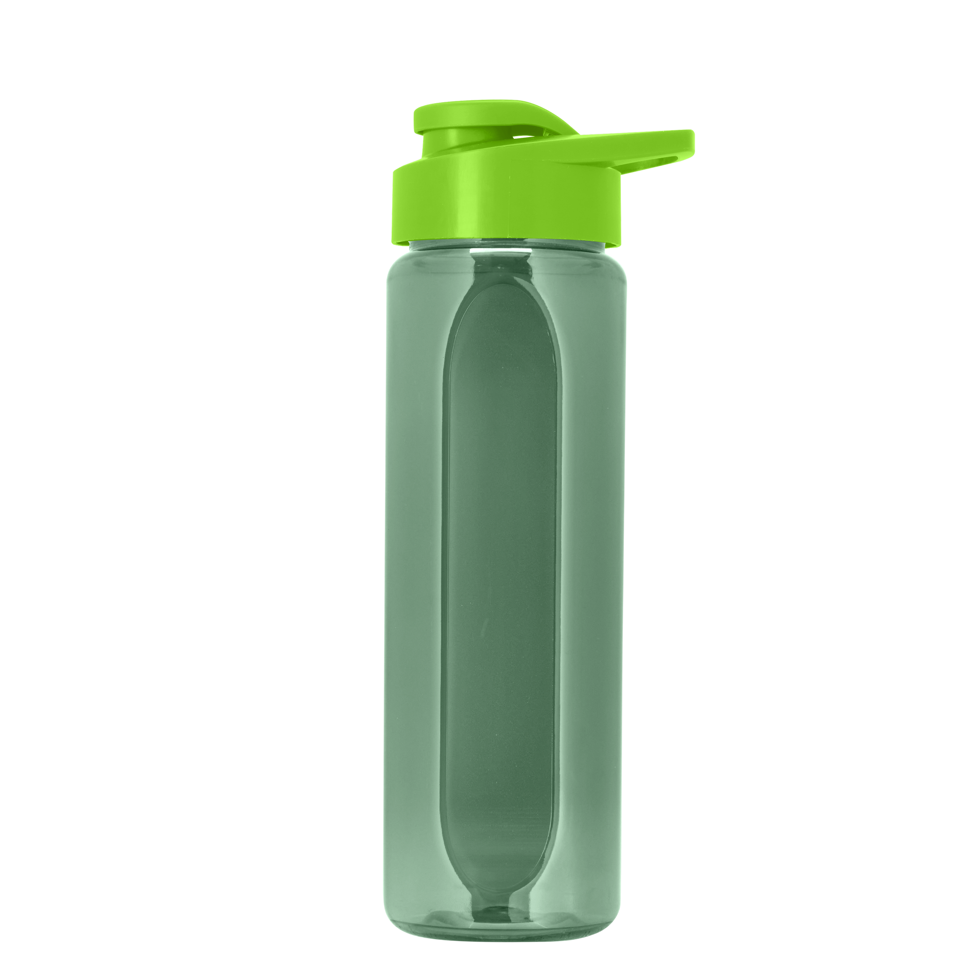 Boss Embossed RPET Bottle with Drink-Thru Lid - 26 oz.