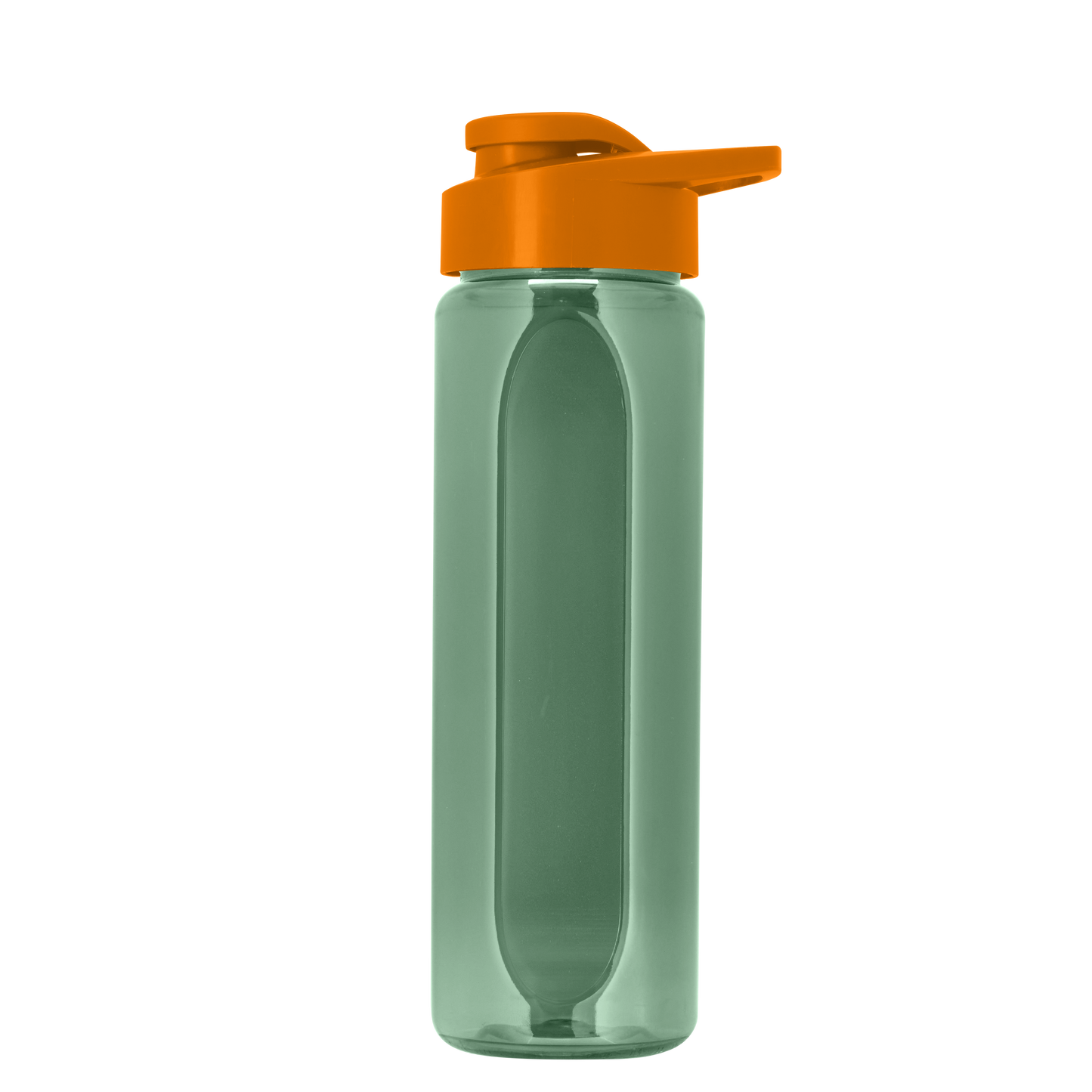 Boss Embossed RPET Bottle with Drink-Thru Lid - 26 oz.