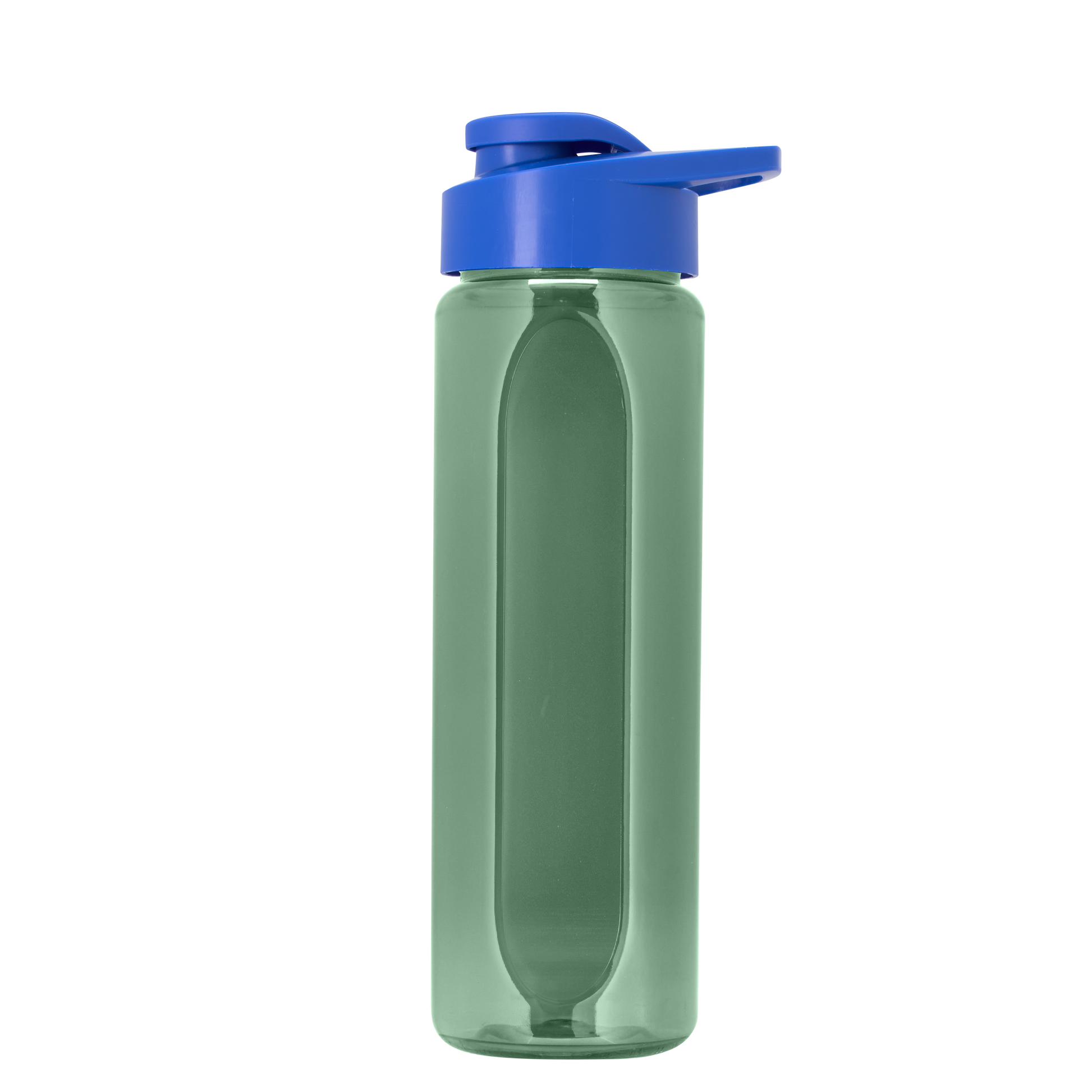 Boss Embossed RPET Bottle with Drink-Thru Lid - 26 oz.