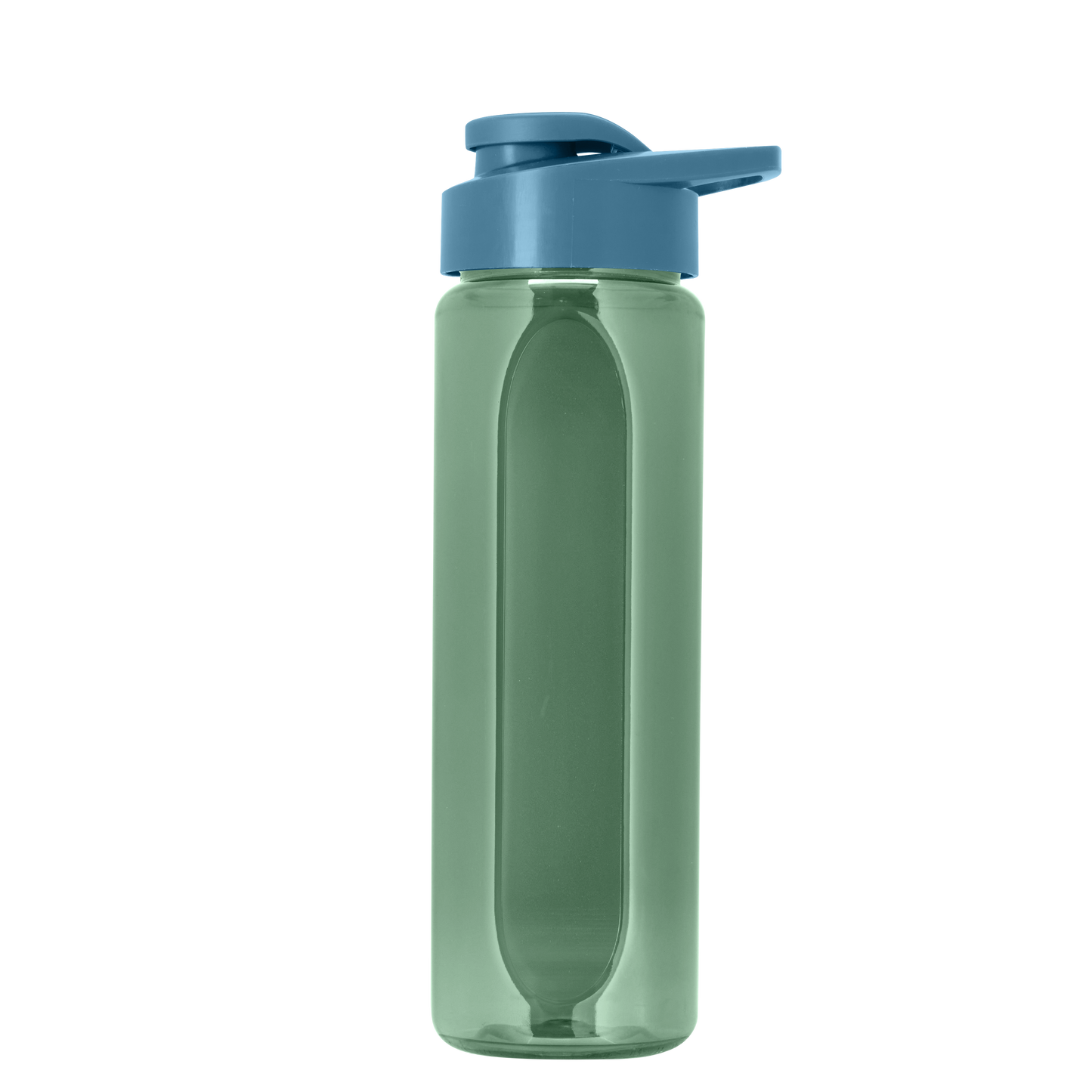 Boss Embossed RPET Bottle with Drink-Thru Lid - 26 oz.
