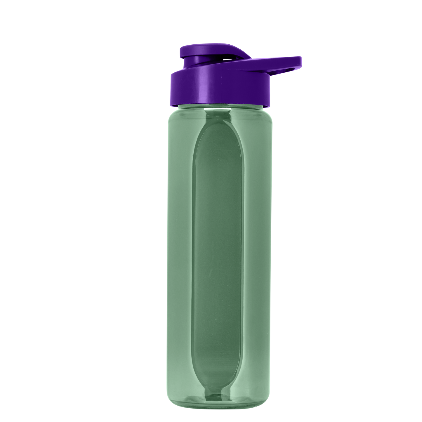 Boss Embossed RPET Bottle with Drink-Thru Lid - 26 oz.