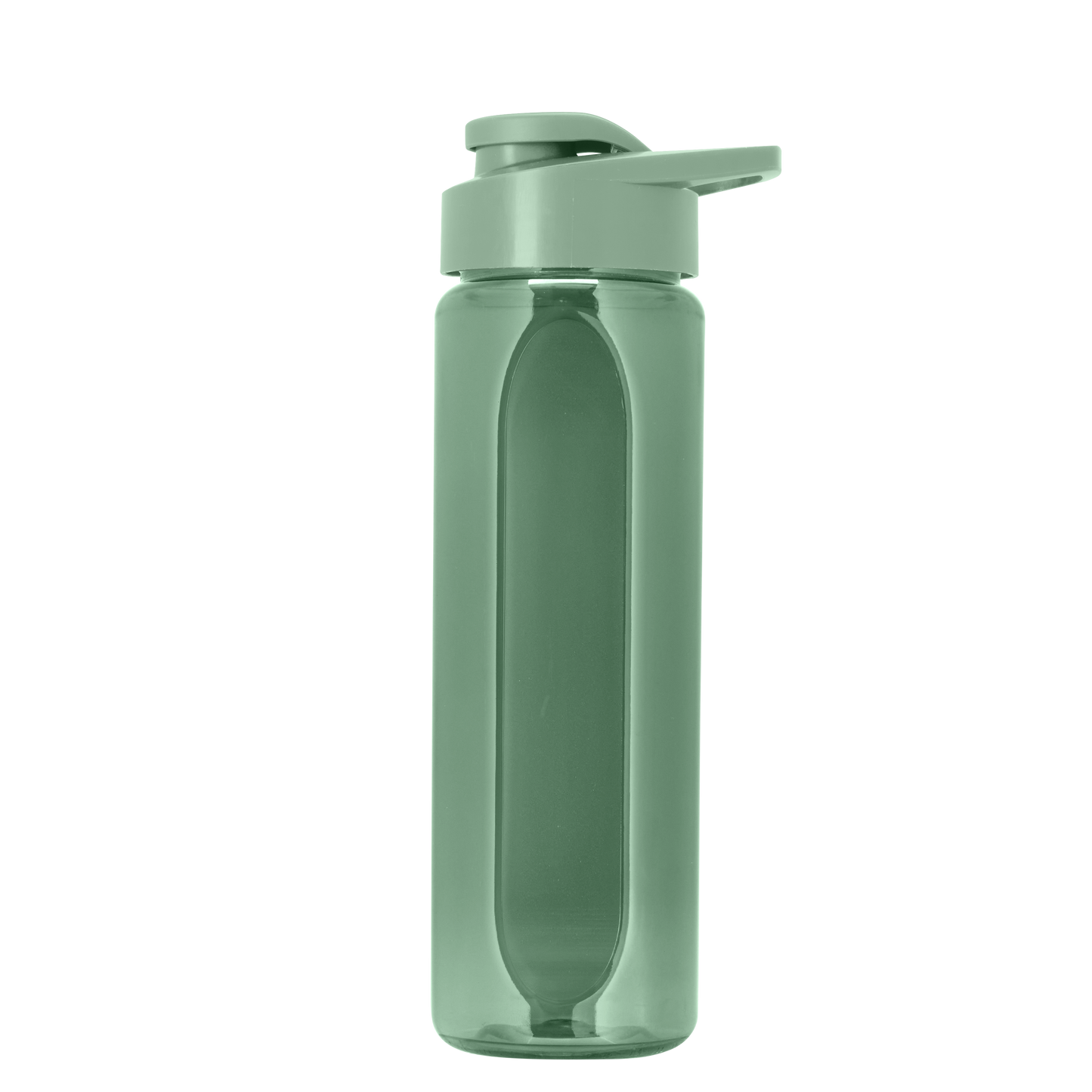 Boss Embossed RPET Bottle with Drink-Thru Lid - 26 oz.