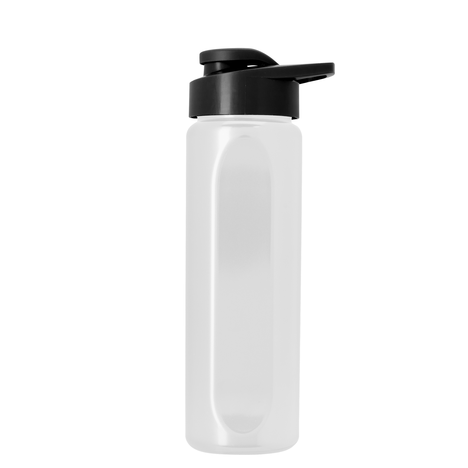 Boss Embossed RPET Bottle with Drink-Thru Lid - 26 oz.