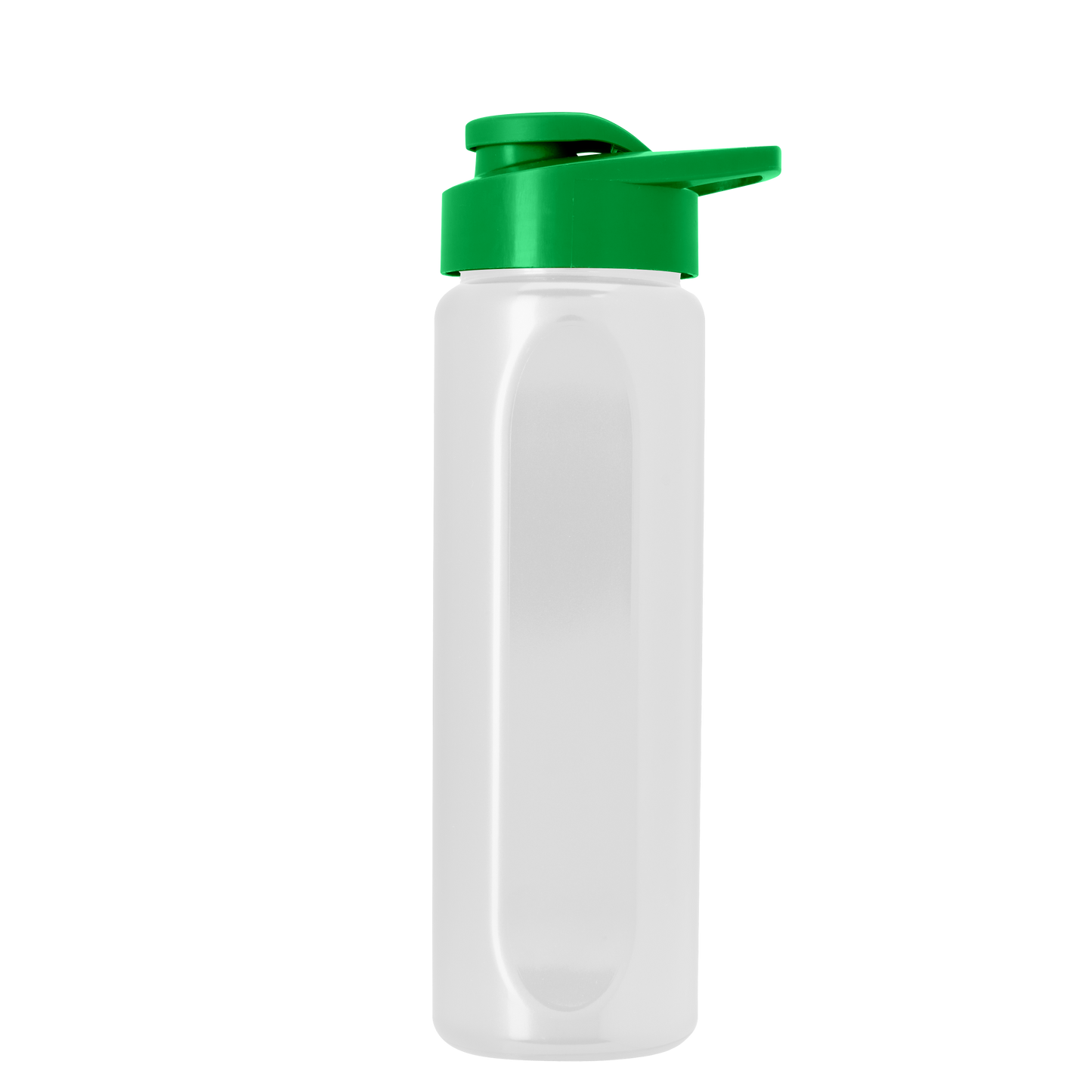 Boss Embossed RPET Bottle with Drink-Thru Lid - 26 oz.