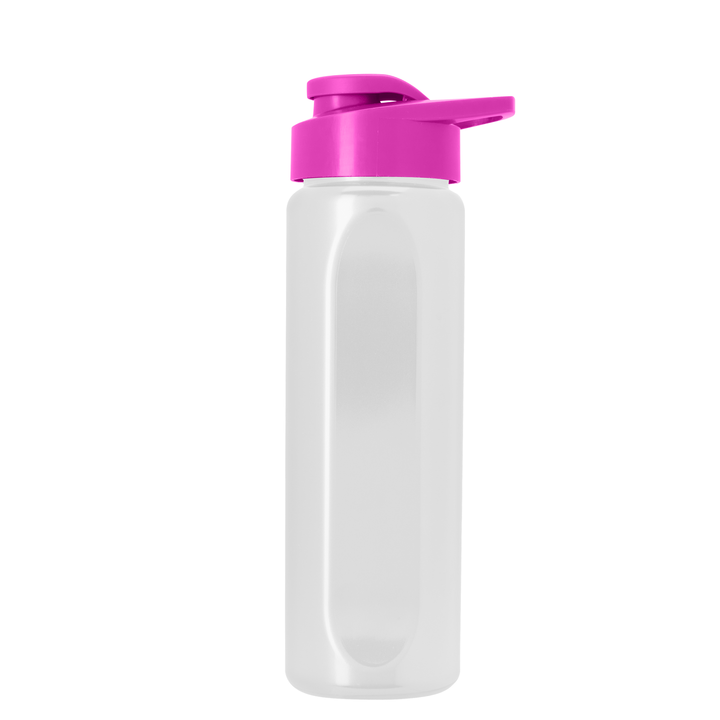 Boss Embossed RPET Bottle with Drink-Thru Lid - 26 oz.