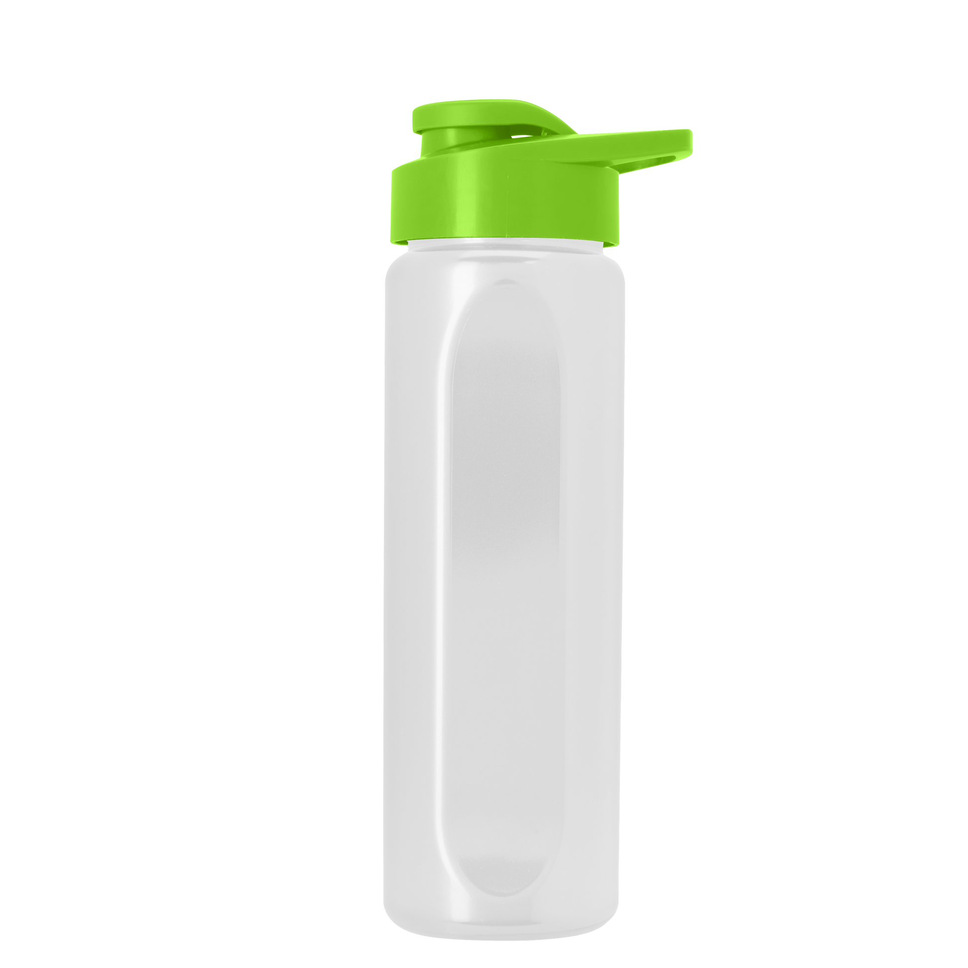 Boss Embossed RPET Bottle with Drink-Thru Lid - 26 oz.