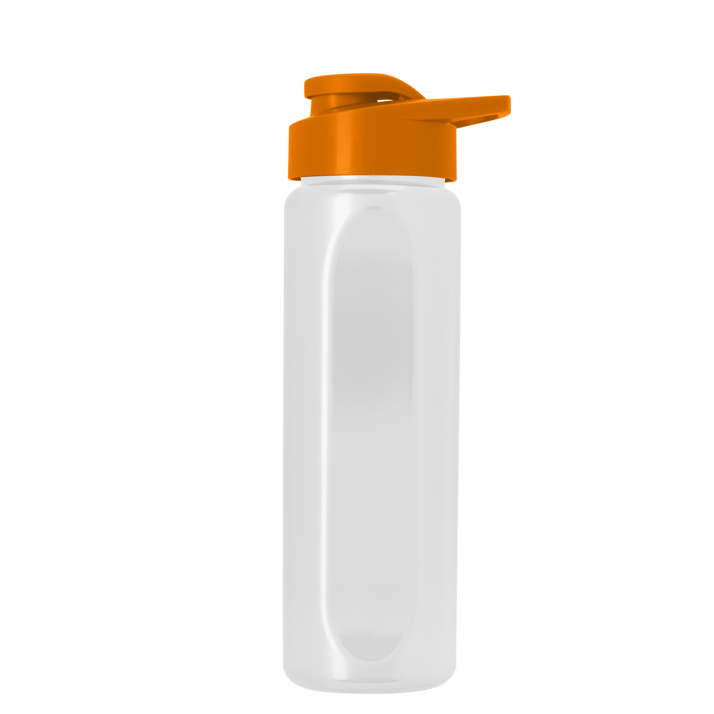 Boss Embossed RPET Bottle with Drink-Thru Lid - 26 oz.