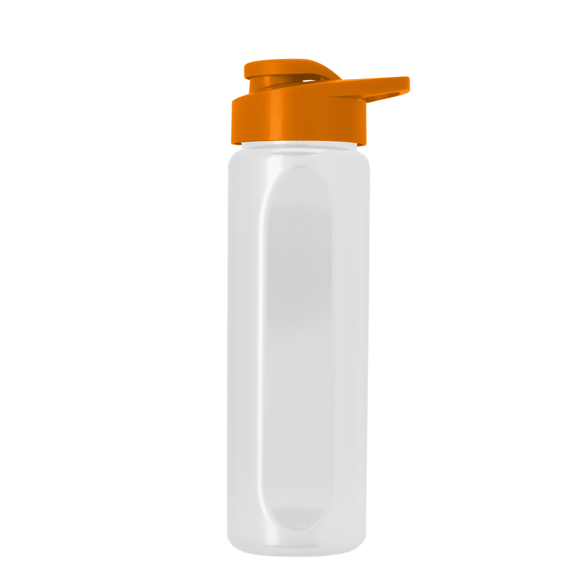 Boss Embossed RPET Bottle with Drink-Thru Lid - 26 oz.