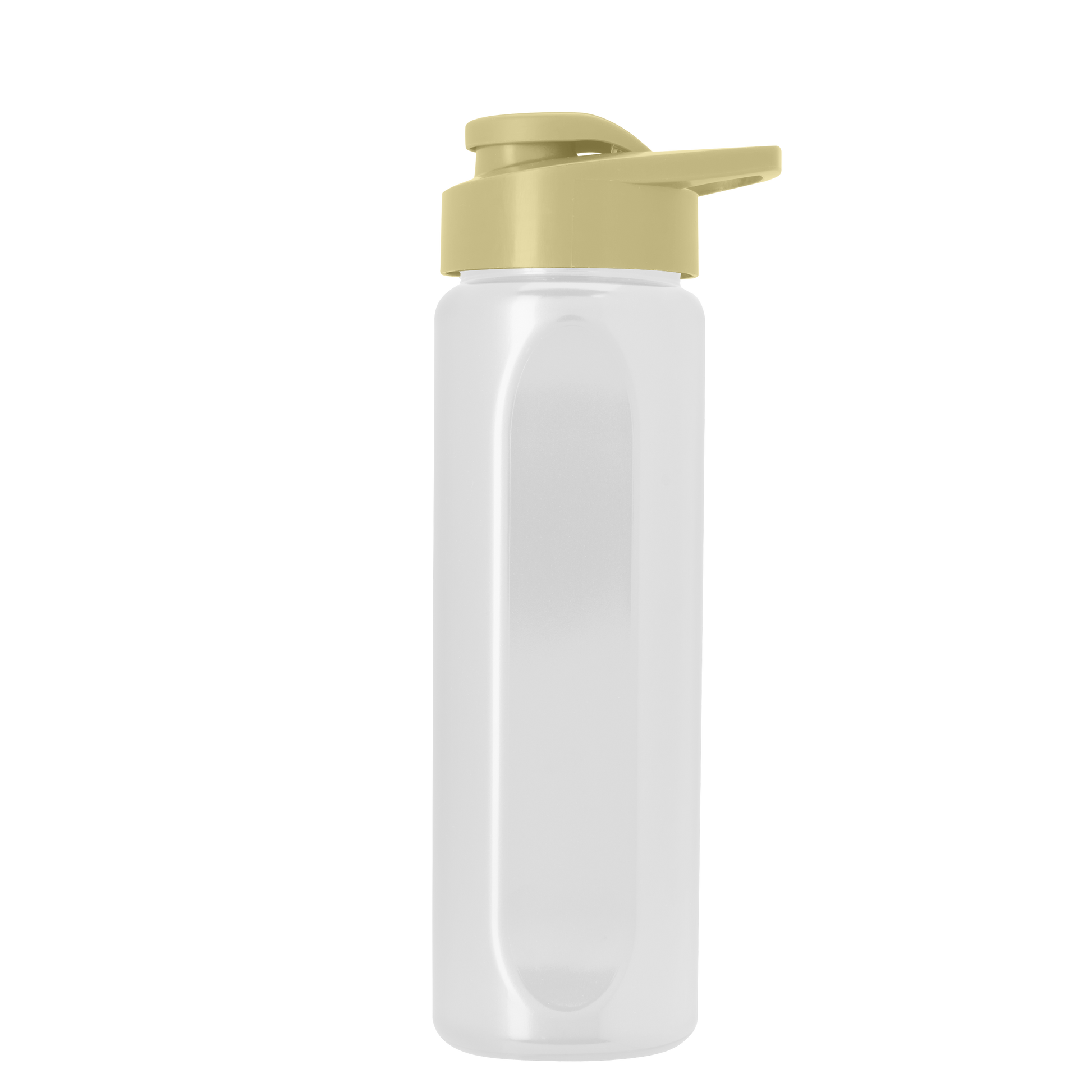 Boss Embossed RPET Bottle with Drink-Thru Lid - 26 oz.