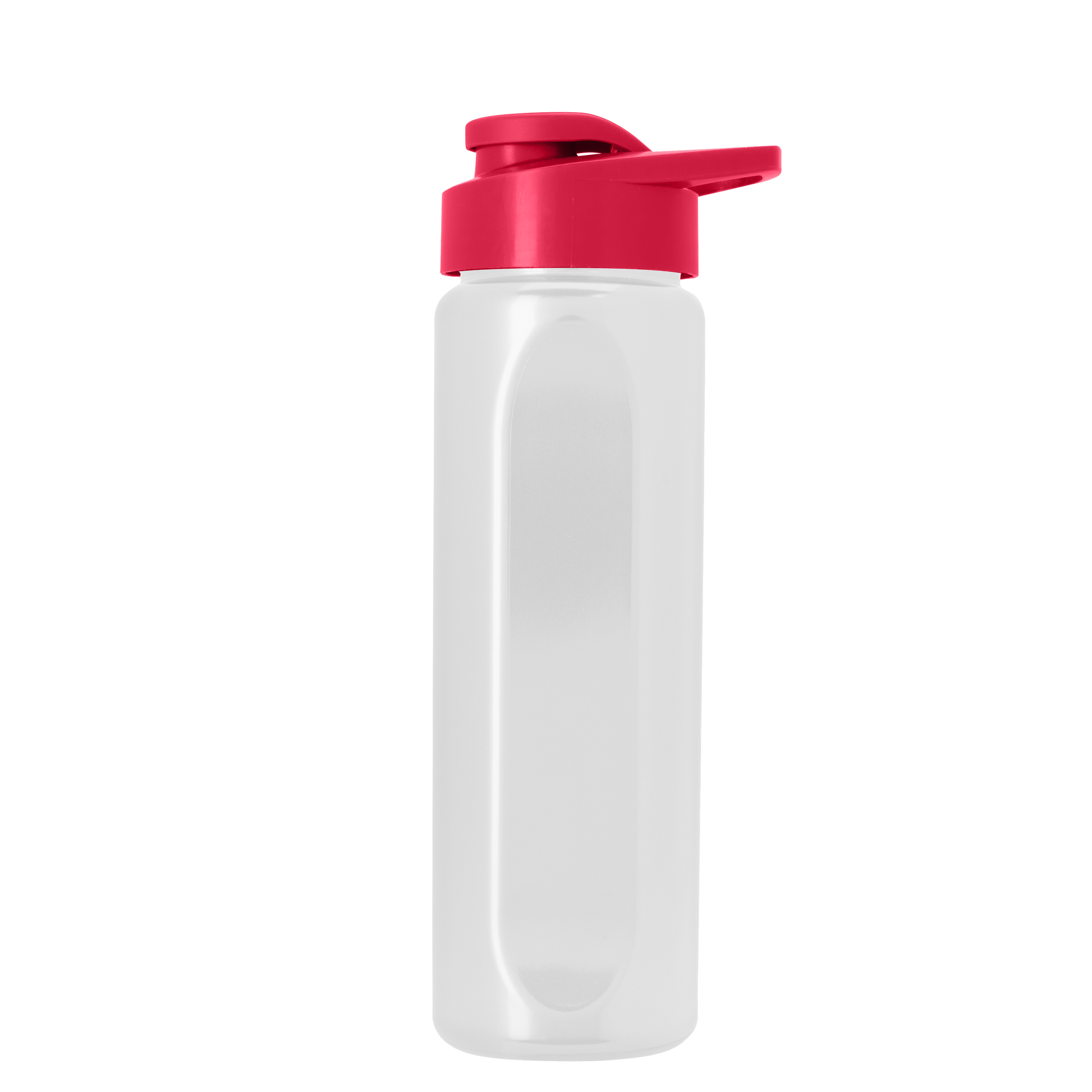 Boss Embossed RPET Bottle with Drink-Thru Lid - 26 oz.