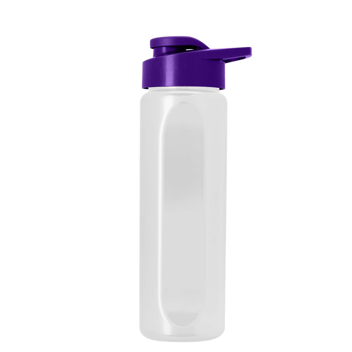 Boss Embossed RPET Bottle with Drink-Thru Lid - 26 oz.