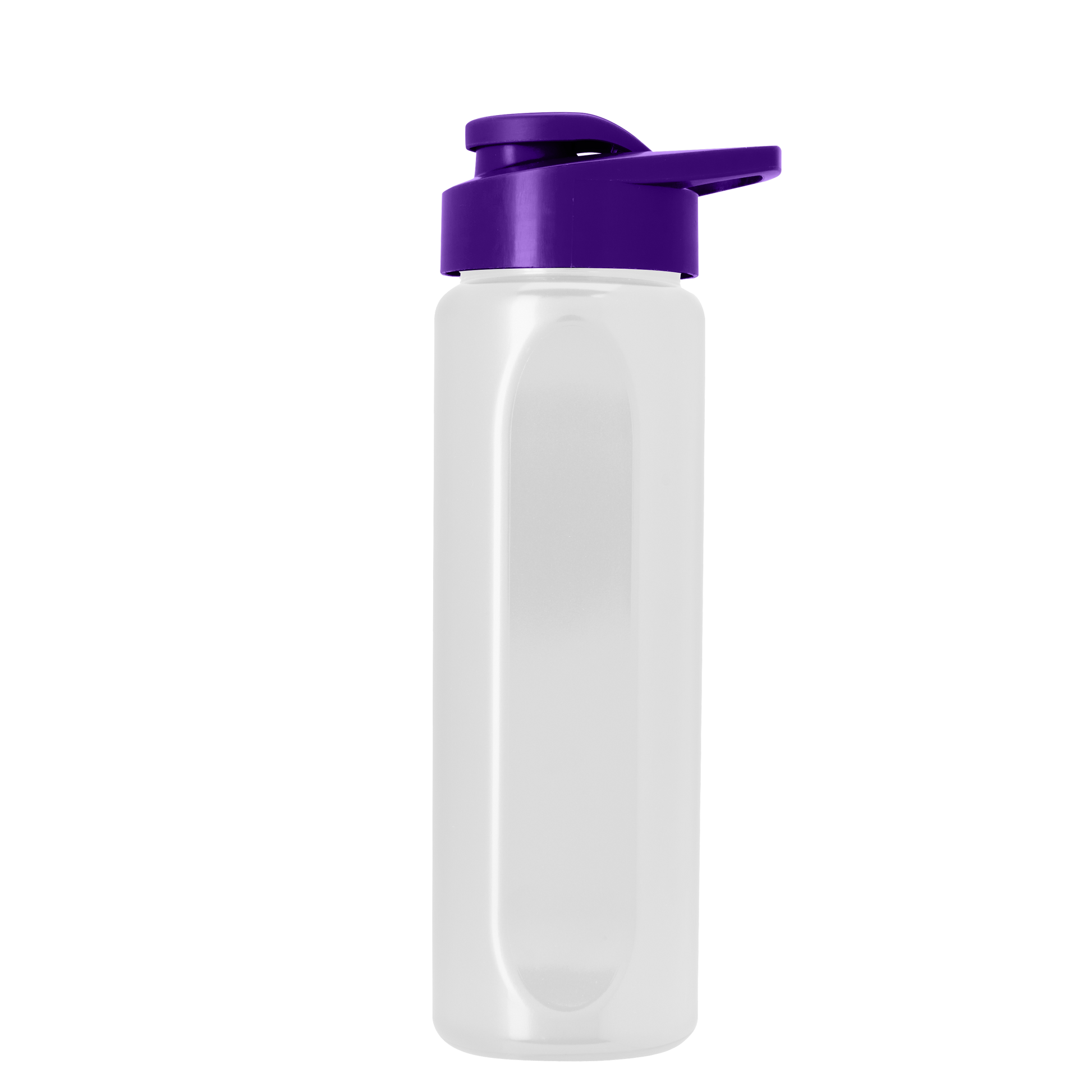 Boss Embossed RPET Bottle with Drink-Thru Lid - 26 oz.
