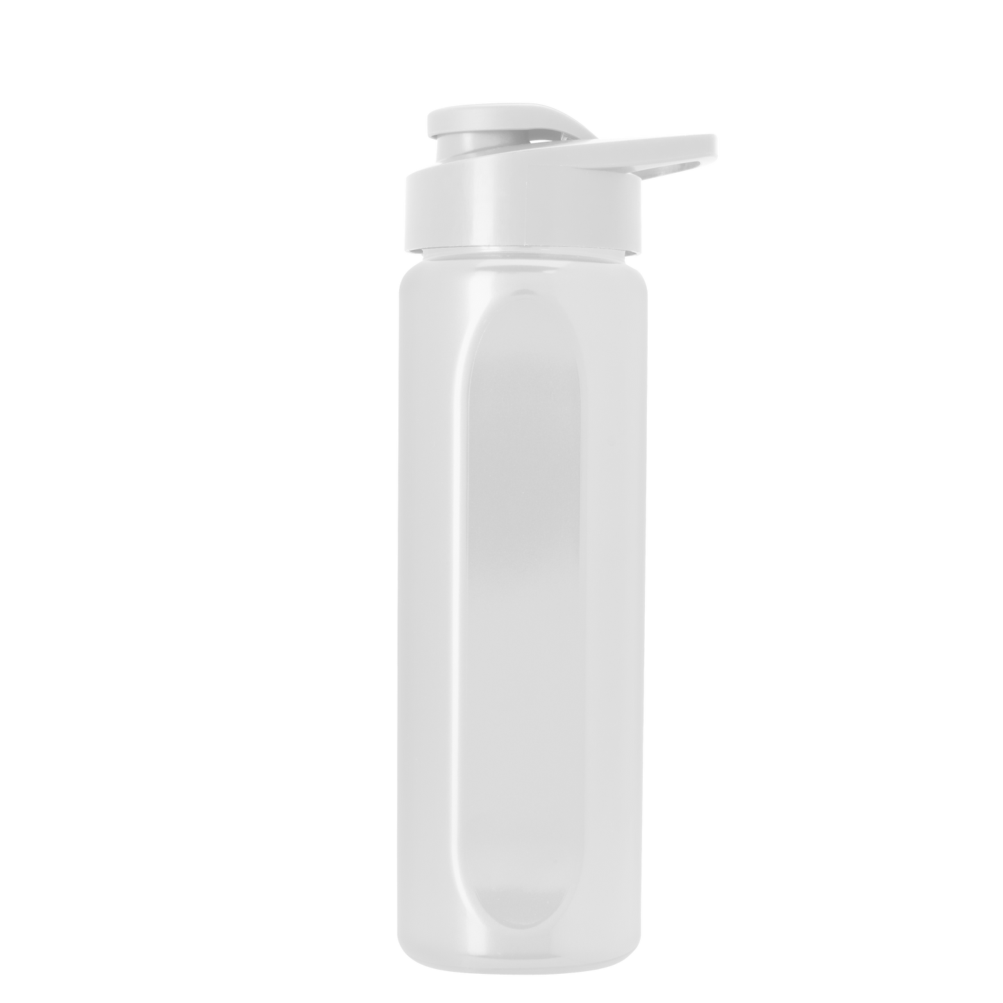 Boss Embossed RPET Bottle with Drink-Thru Lid - 26 oz.