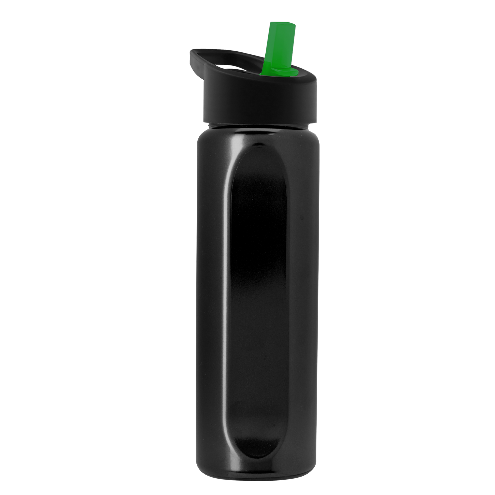 Boss Embossed RPET Bottle with Flip-Straw Lid - 26 oz.