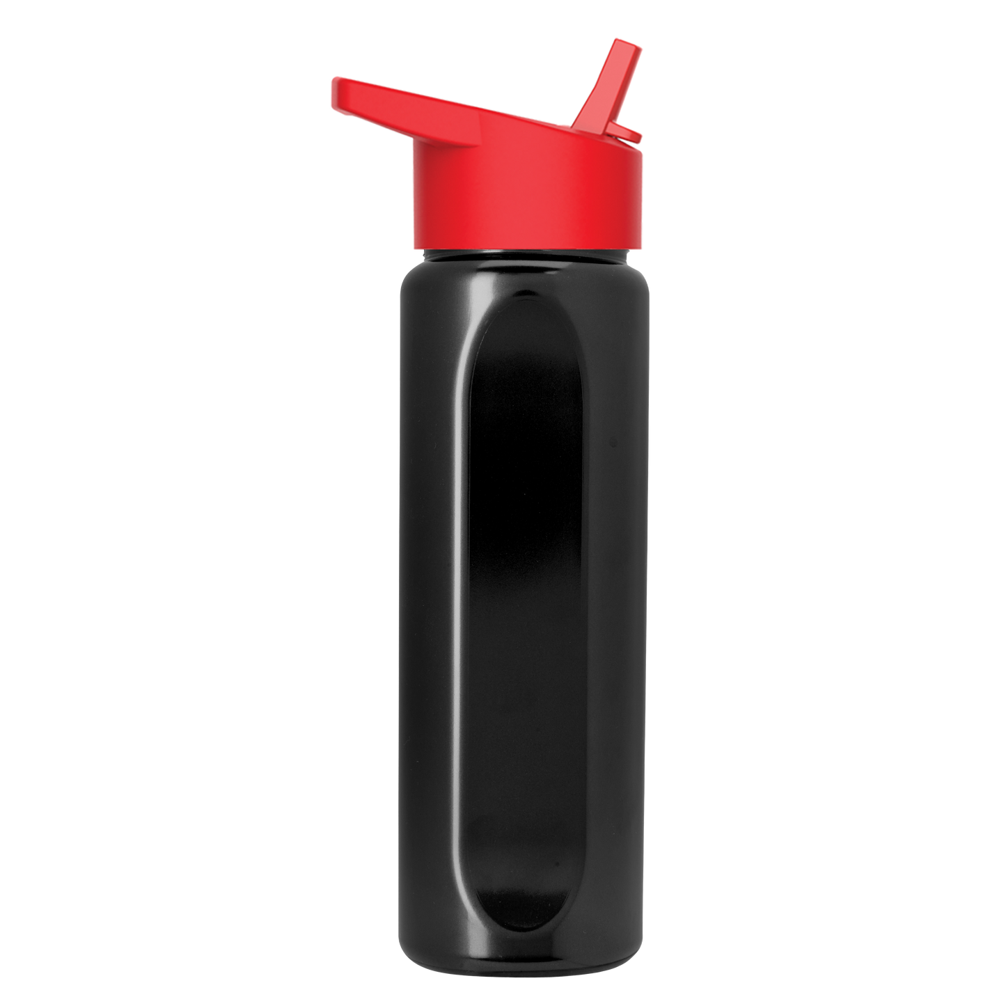 Boss Embossed RPET Bottle with Flip-Straw Lid - 26 oz.
