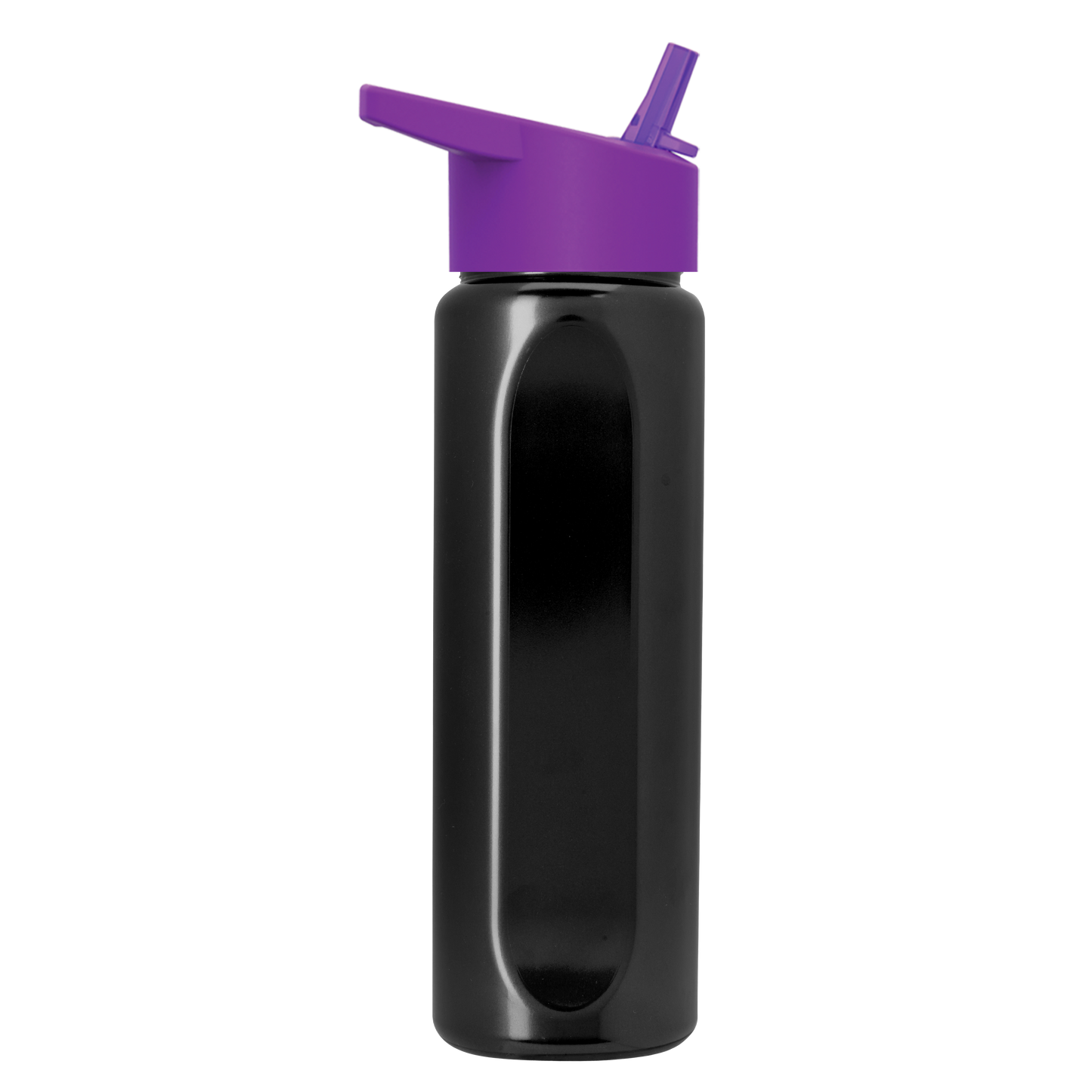 Boss Embossed RPET Bottle with Flip-Straw Lid - 26 oz.