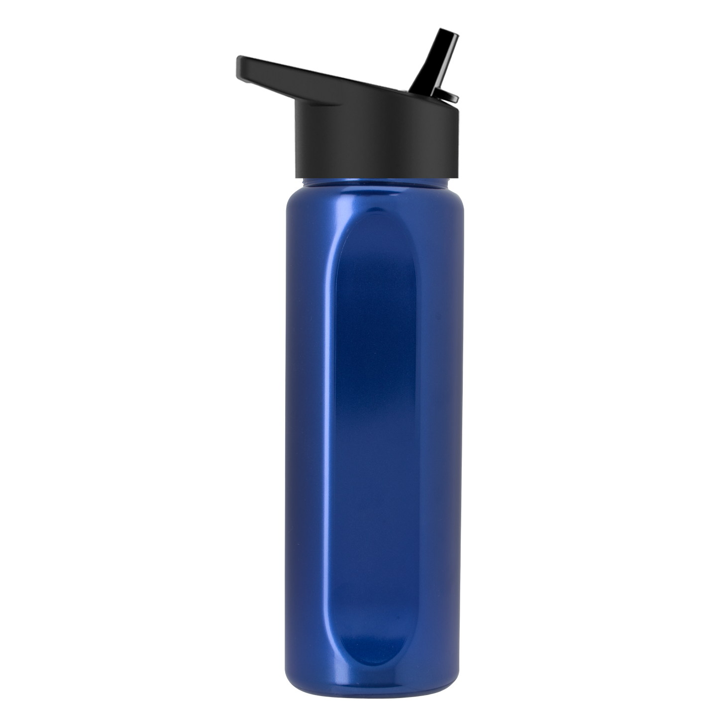 Boss Embossed RPET Bottle with Flip-Straw Lid - 26 oz.