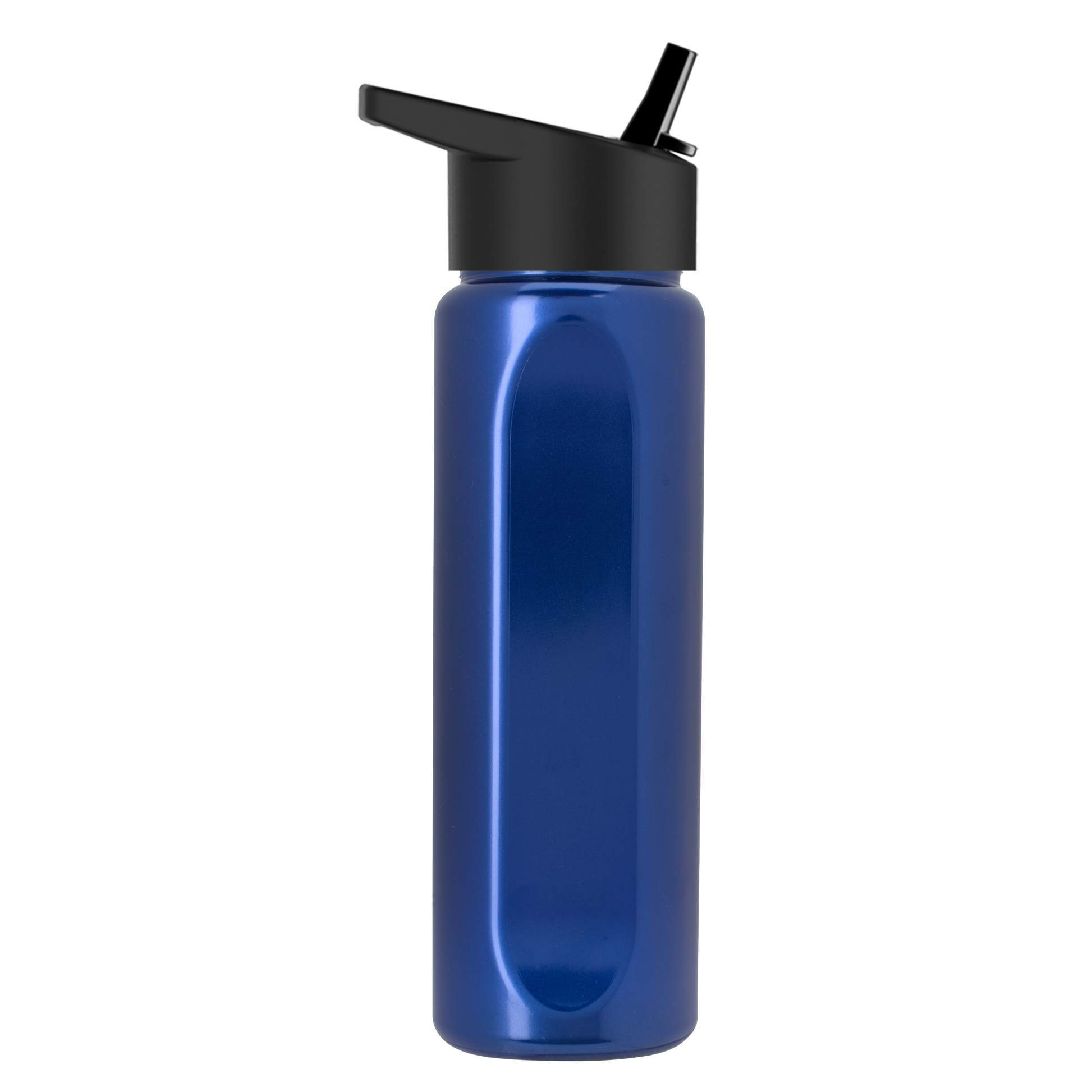 Boss Embossed RPET Bottle with Flip-Straw Lid - 26 oz.