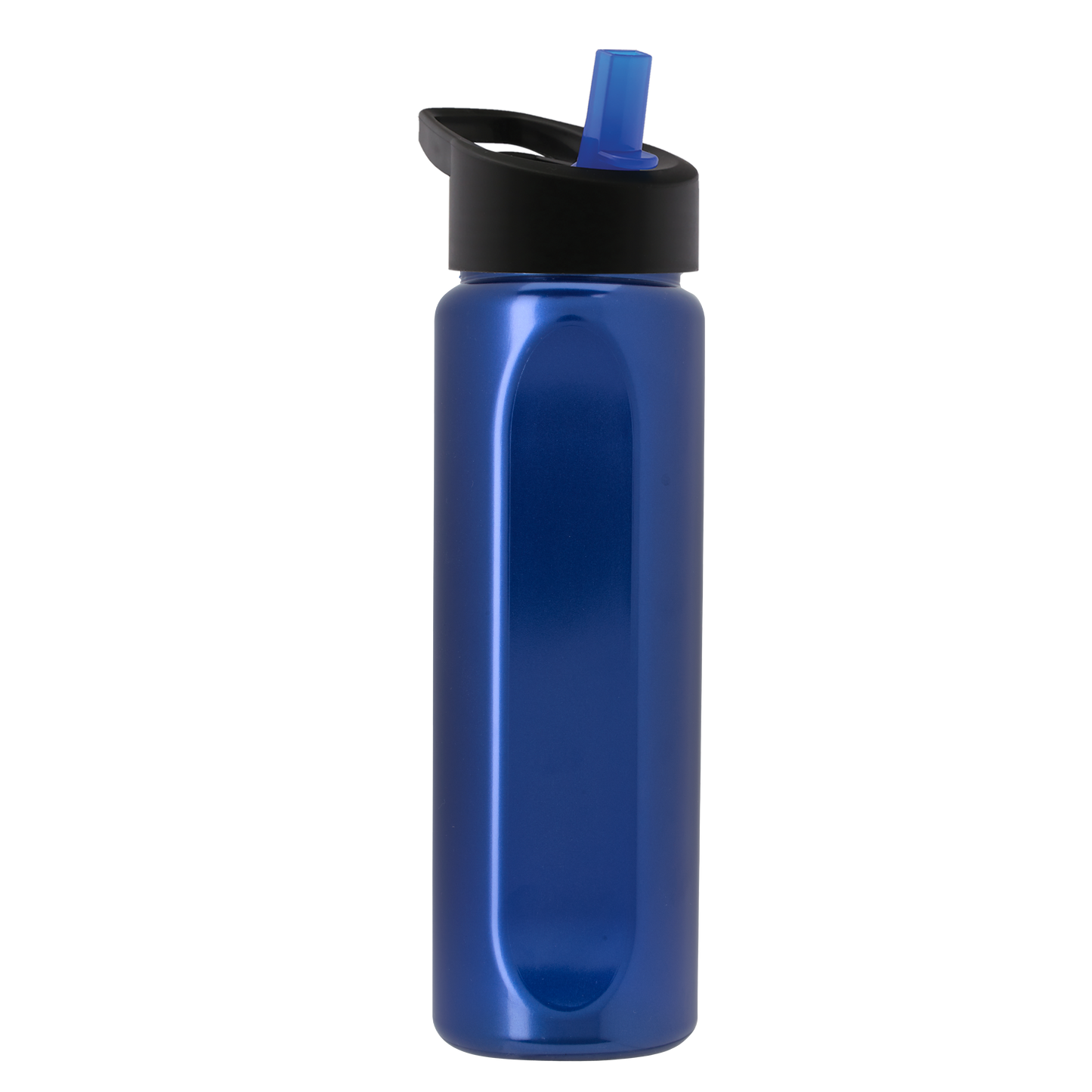 Boss Embossed RPET Bottle with Flip-Straw Lid - 26 oz.