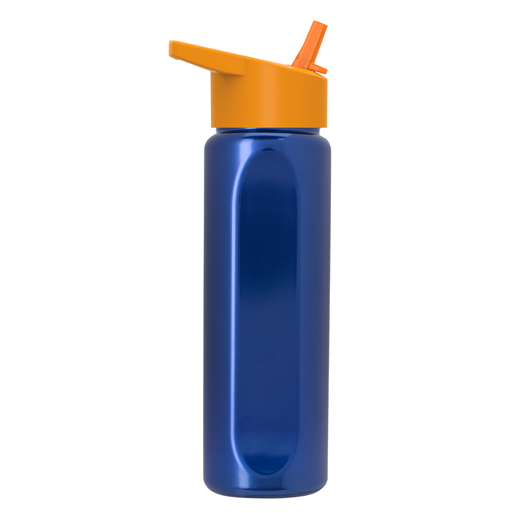 Boss Embossed RPET Bottle with Flip-Straw Lid - 26 oz.