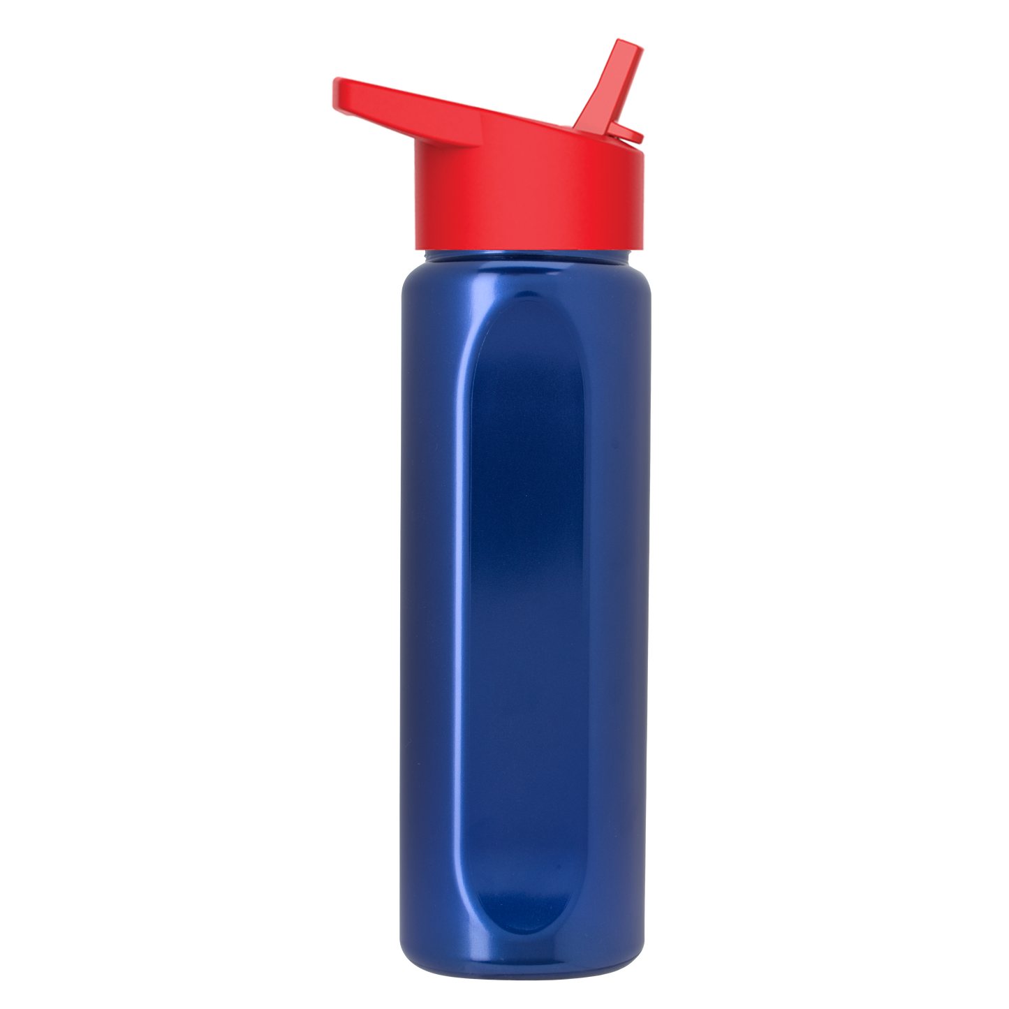 Boss Embossed RPET Bottle with Flip-Straw Lid - 26 oz.