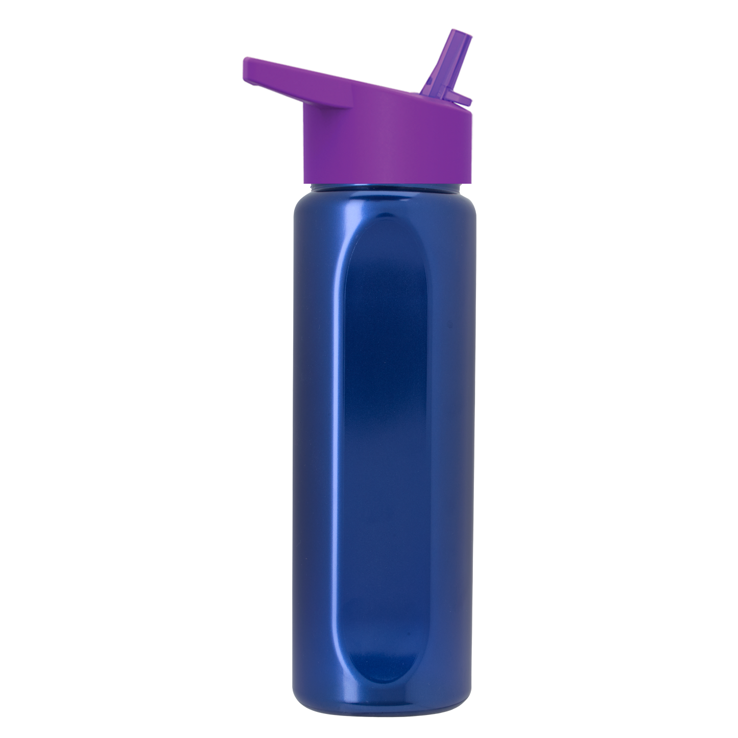 Boss Embossed RPET Bottle with Flip-Straw Lid - 26 oz.