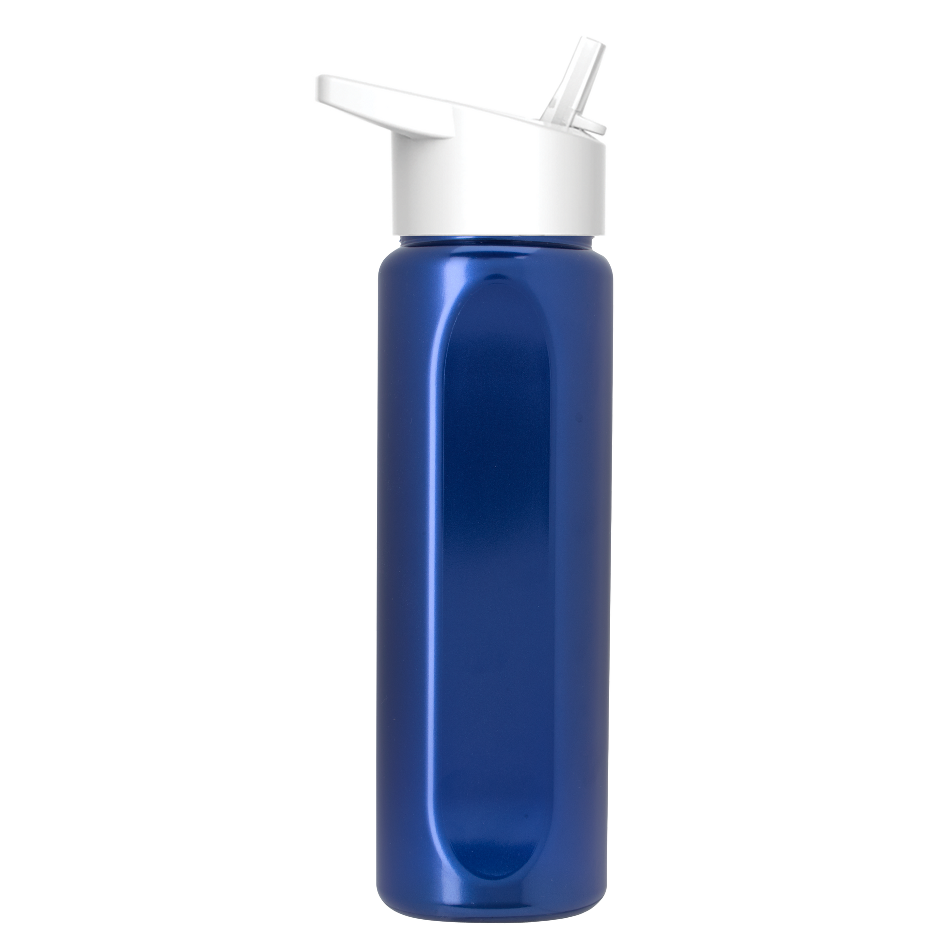 Boss Embossed RPET Bottle with Flip-Straw Lid - 26 oz.