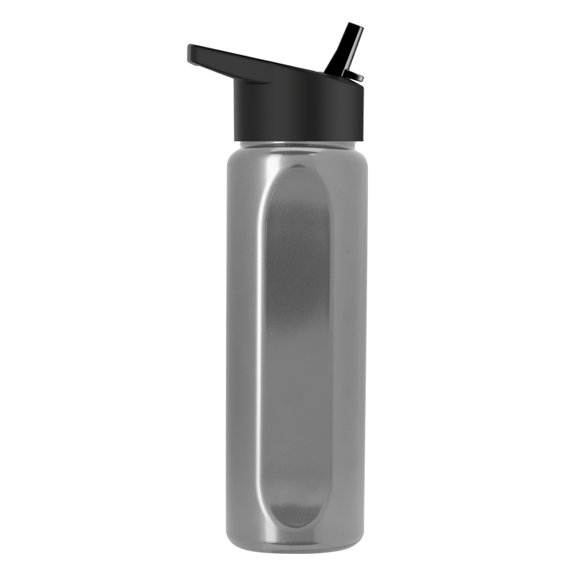 Boss Embossed RPET Bottle with Flip-Straw Lid - 26 oz.