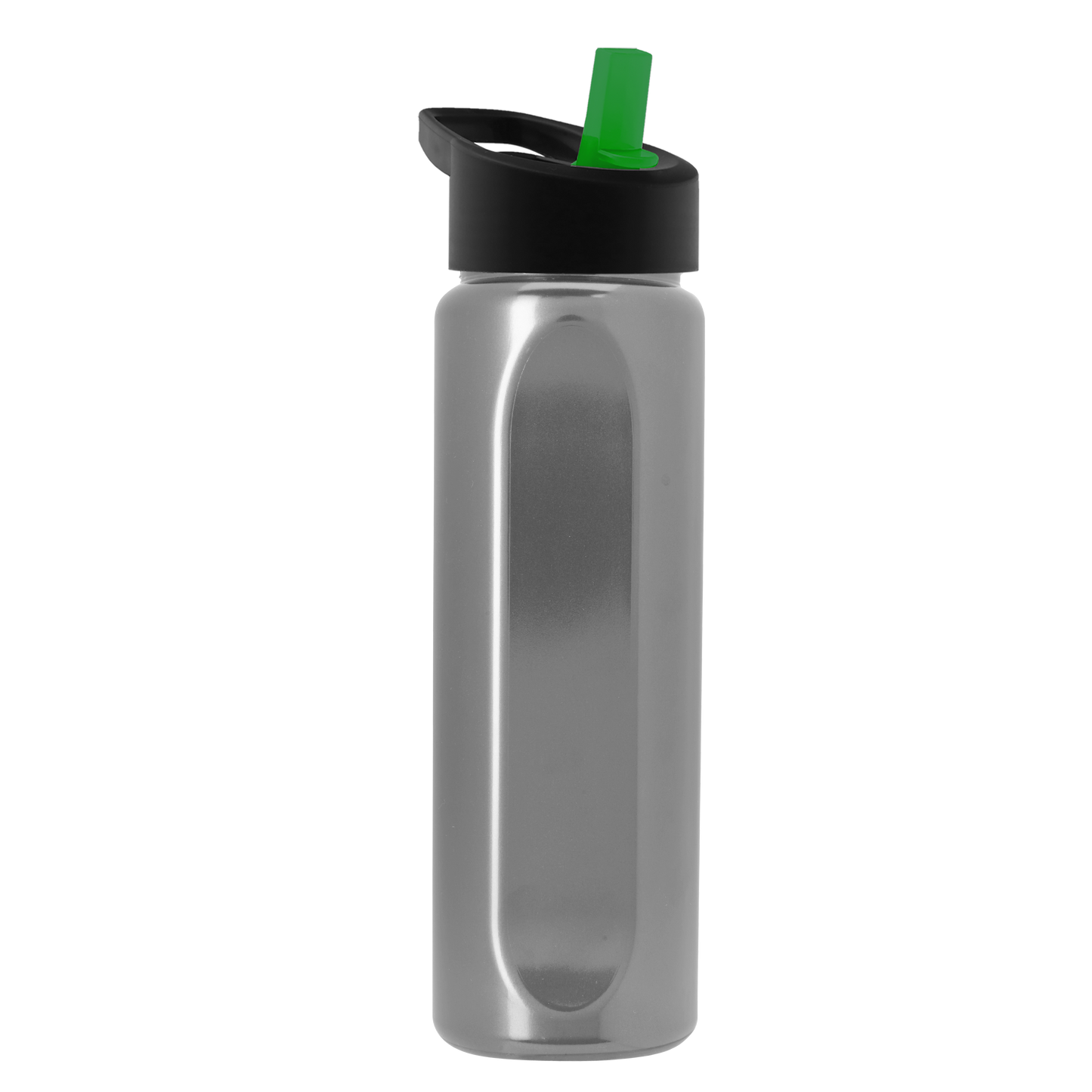 Boss Embossed RPET Bottle with Flip-Straw Lid - 26 oz.