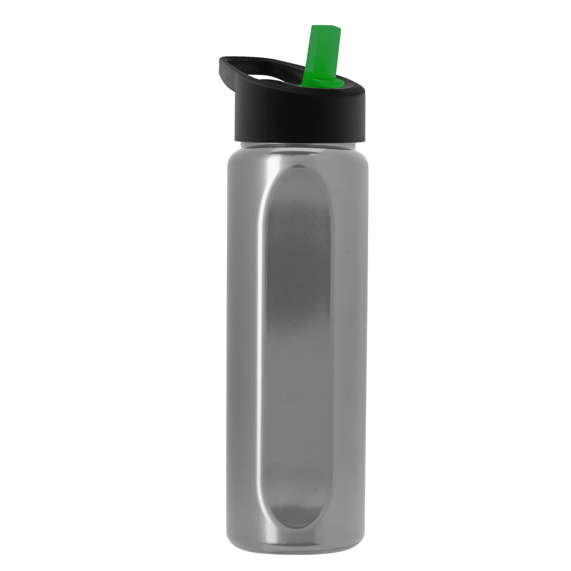 Boss Embossed RPET Bottle with Flip-Straw Lid - 26 oz.