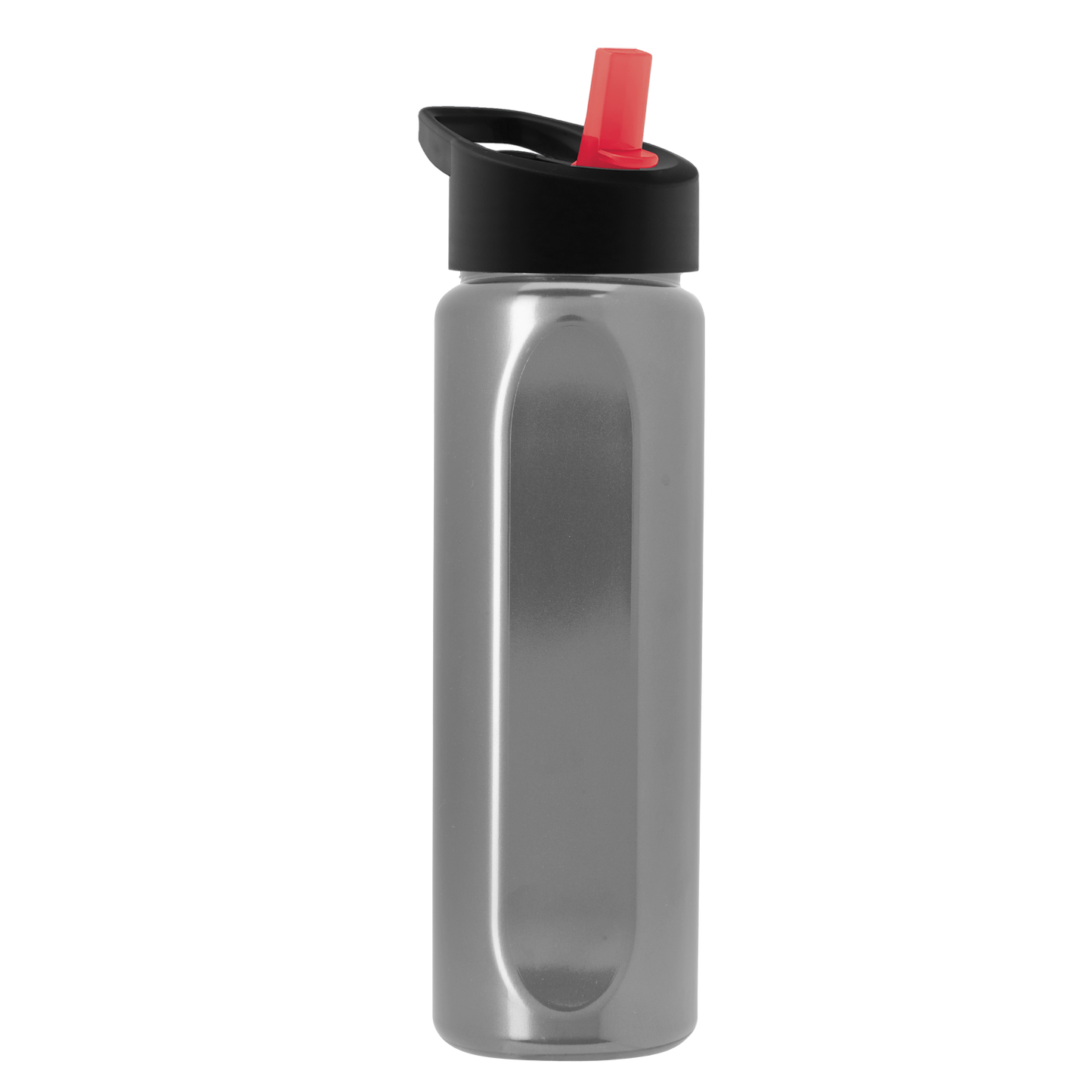 Boss Embossed RPET Bottle with Flip-Straw Lid - 26 oz.