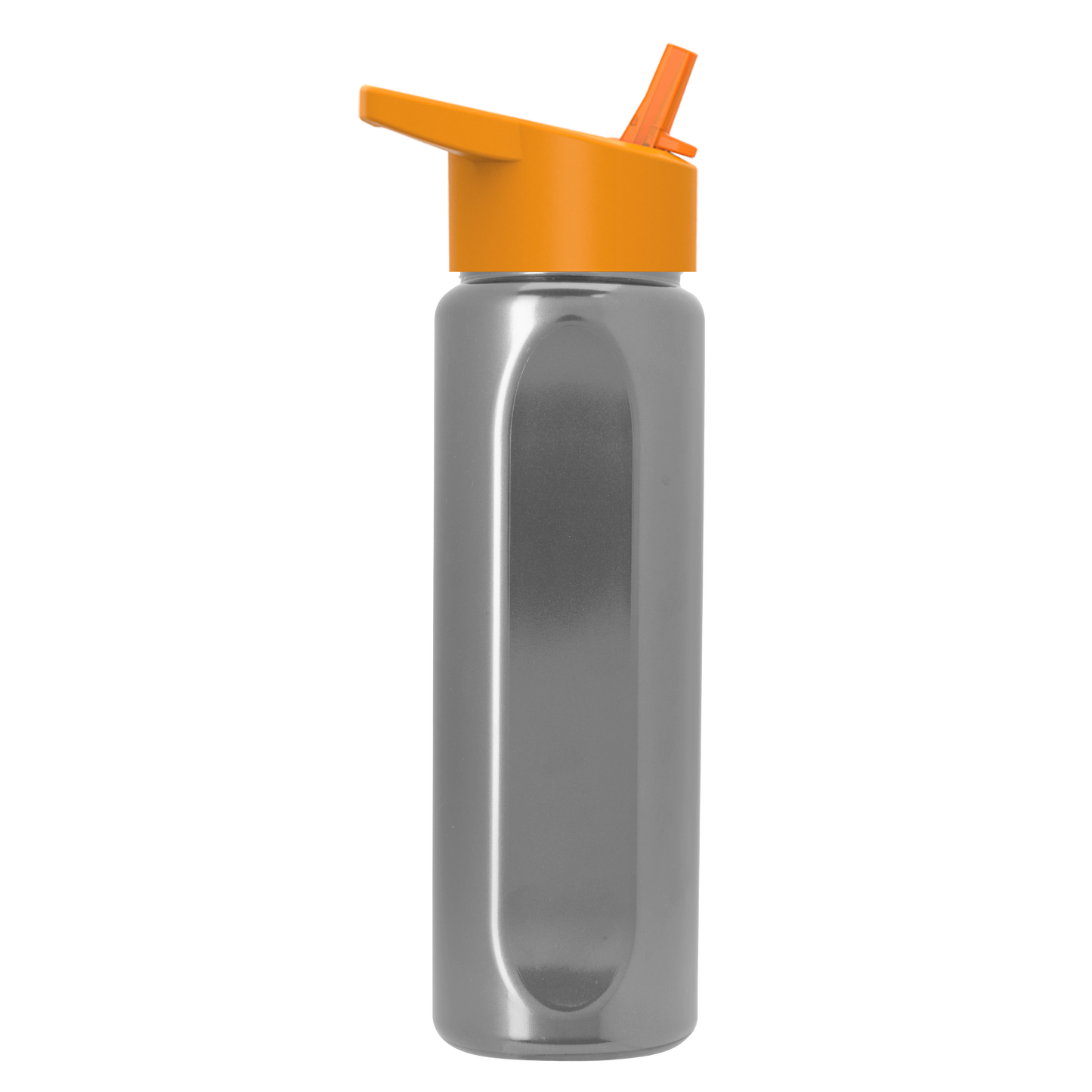 Boss Embossed RPET Bottle with Flip-Straw Lid - 26 oz.