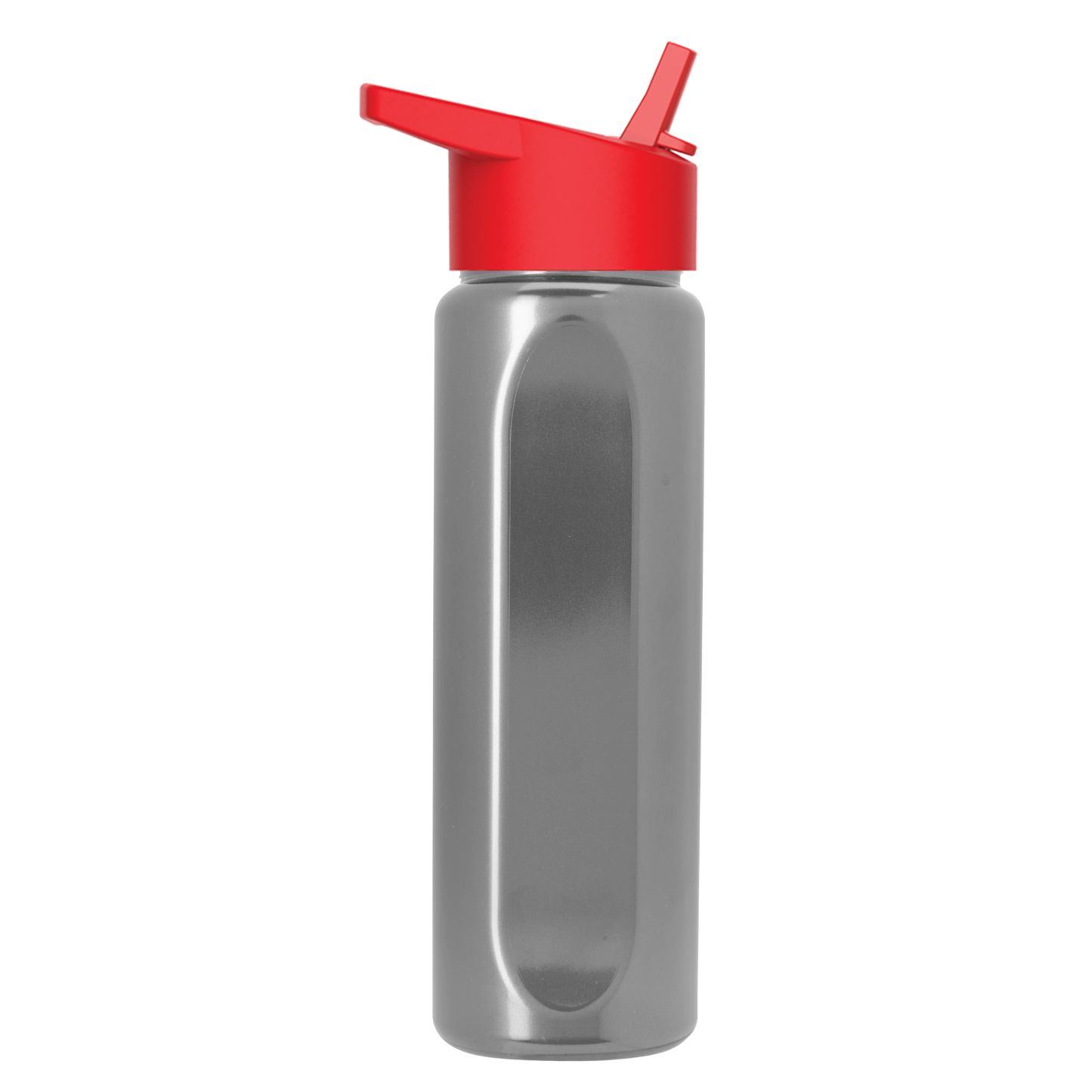 Boss Embossed RPET Bottle with Flip-Straw Lid - 26 oz.