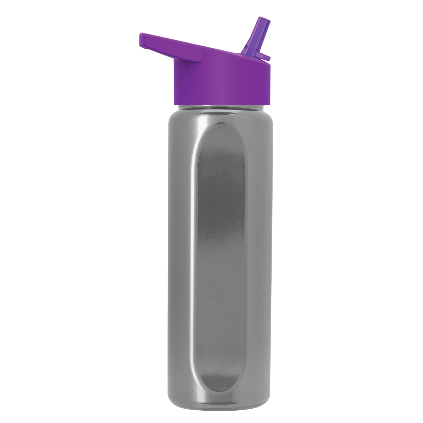 Boss Embossed RPET Bottle with Flip-Straw Lid - 26 oz.