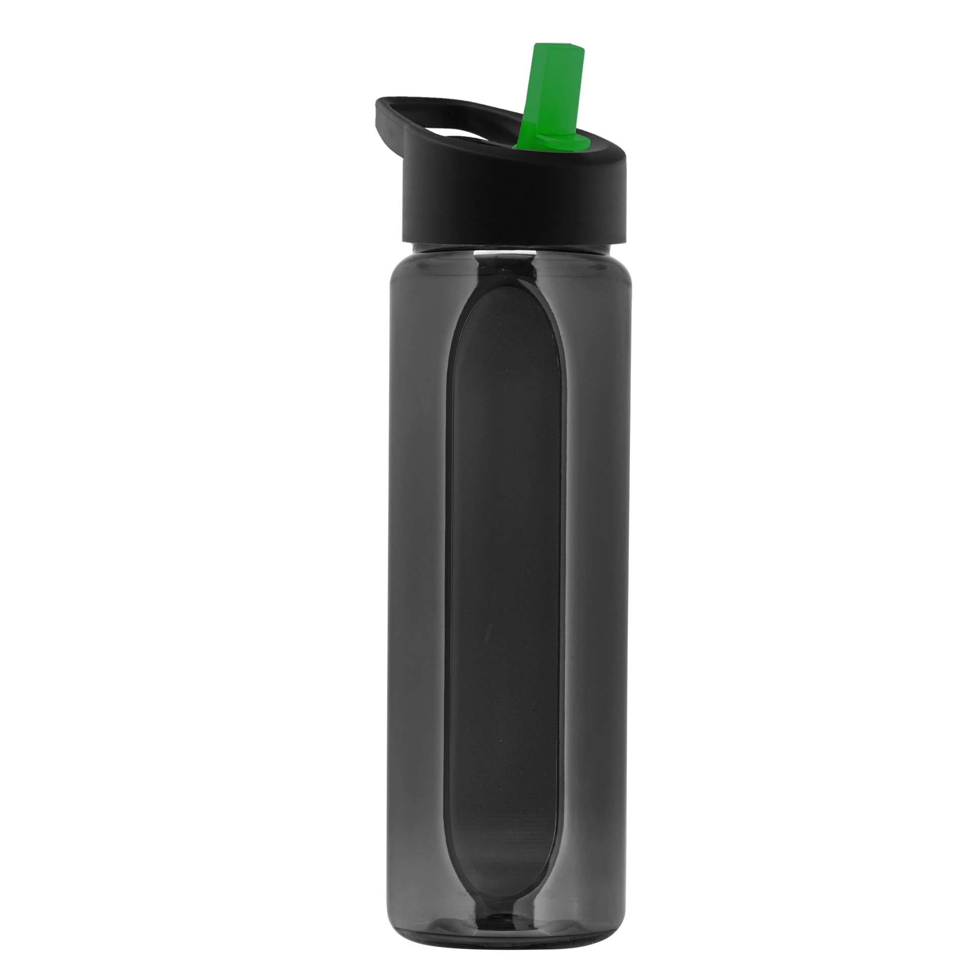 Boss Embossed RPET Bottle with Flip-Straw Lid - 26 oz.