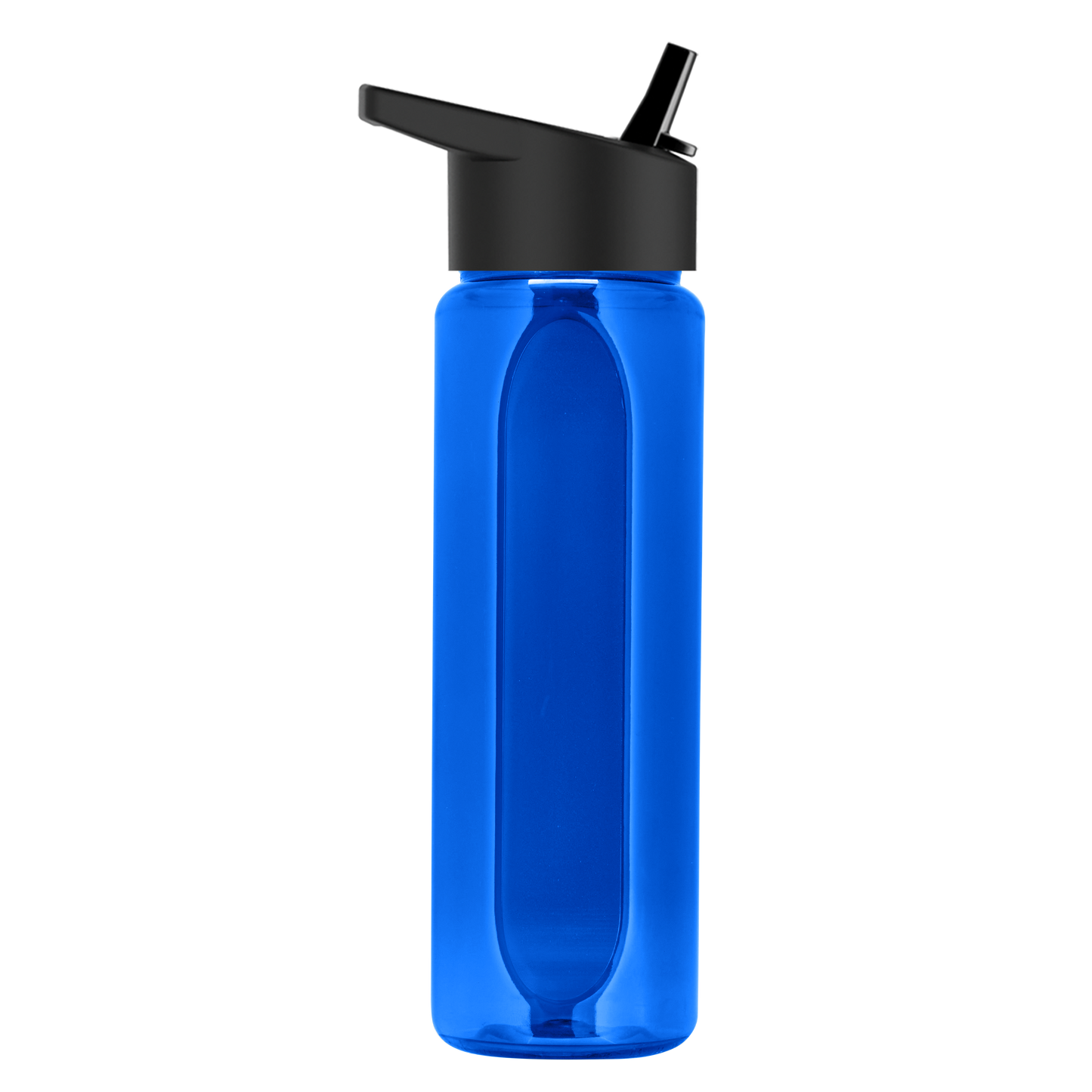 Boss Embossed RPET Bottle with Flip-Straw Lid - 26 oz.