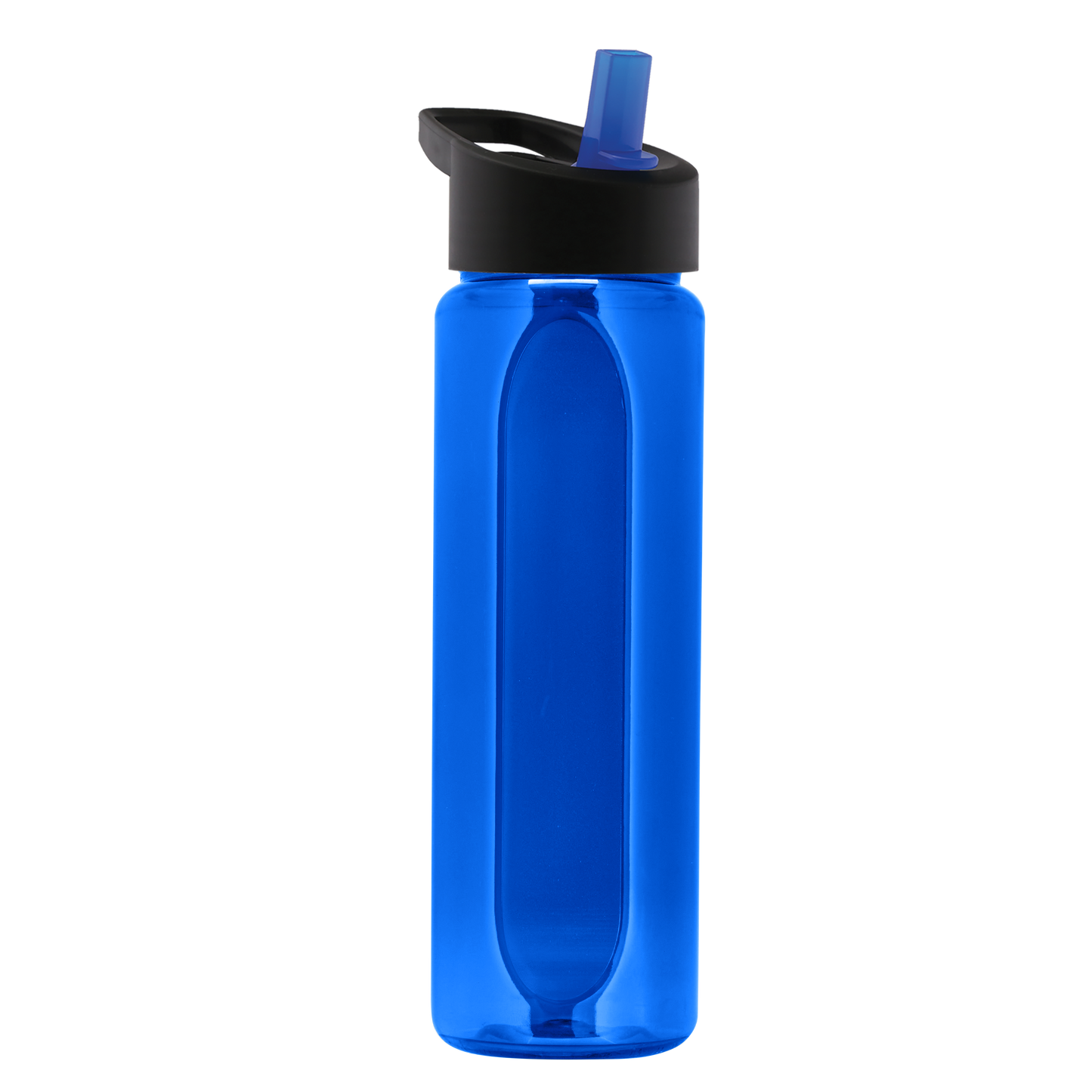 Boss Embossed RPET Bottle with Flip-Straw Lid - 26 oz.