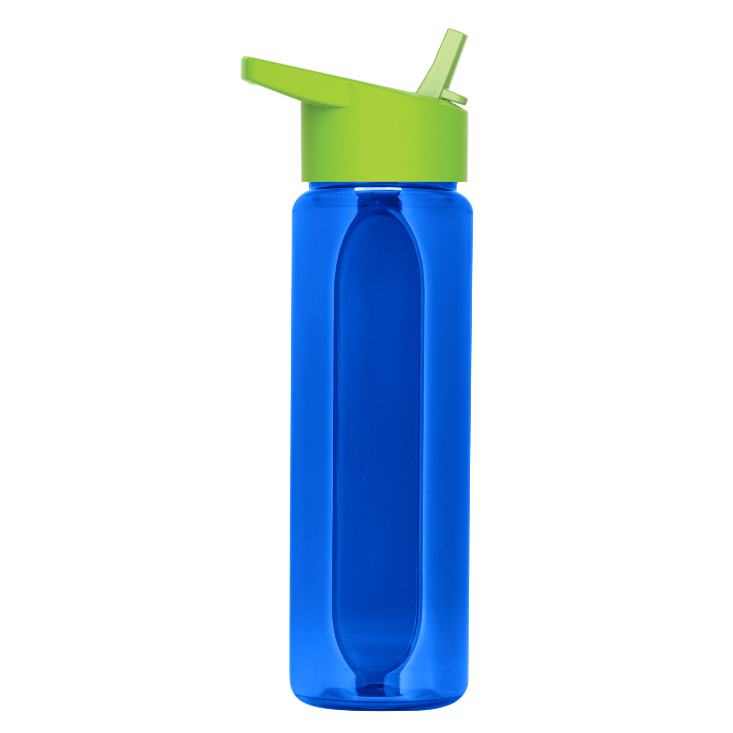 Boss Embossed RPET Bottle with Flip-Straw Lid - 26 oz.