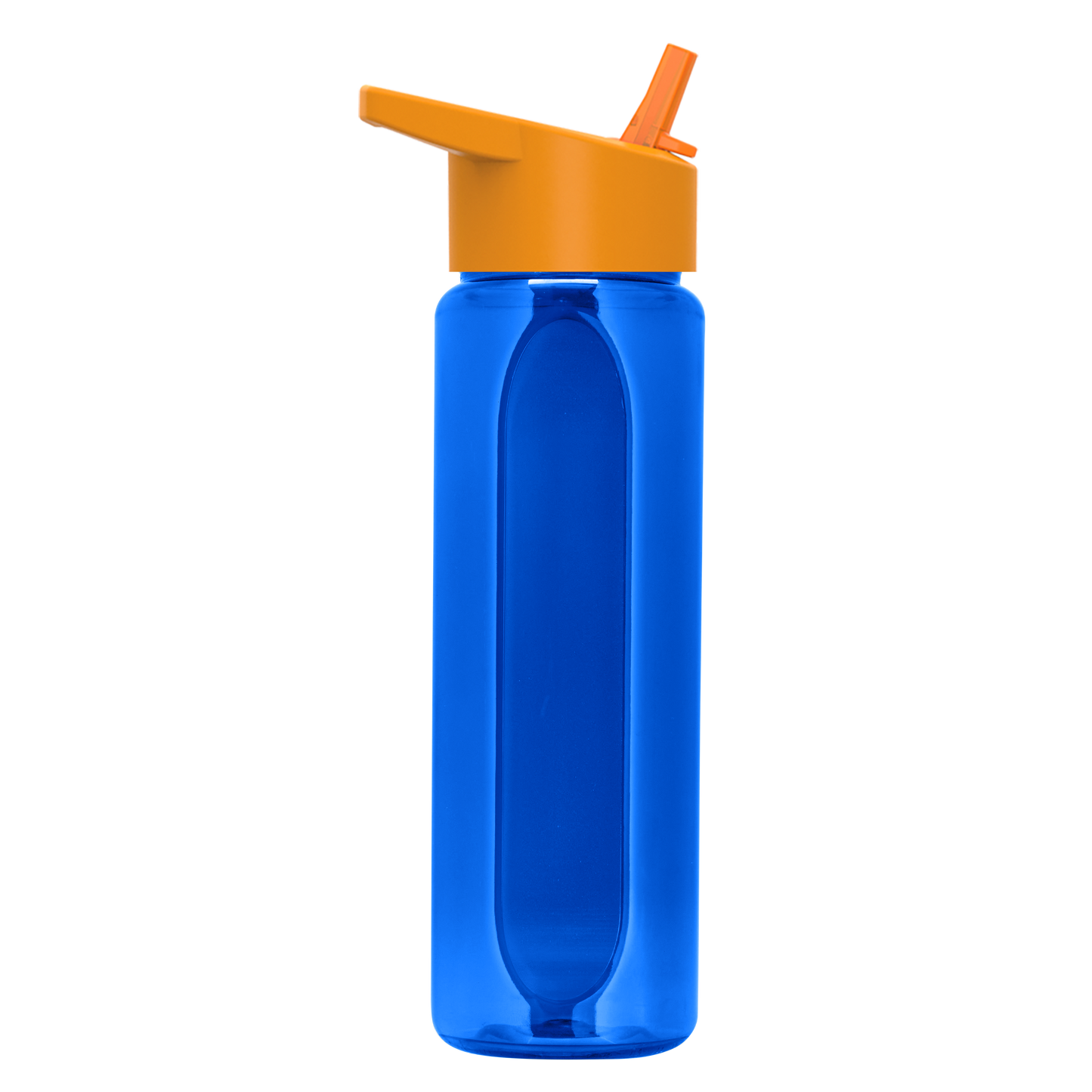 Boss Embossed RPET Bottle with Flip-Straw Lid - 26 oz.